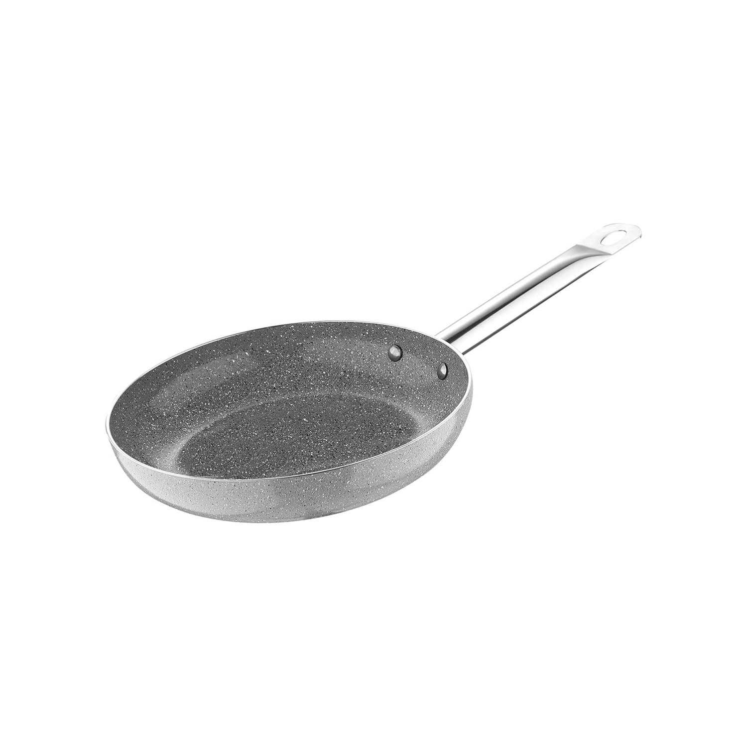 Avilia Set 3 Padelle di diverse Grandezze con Effetto Marmorizzato - Set 3 Padelle Antiaderenti per Friggere e Arrostire senza Olio, in Alluminio, 20/24/28cm