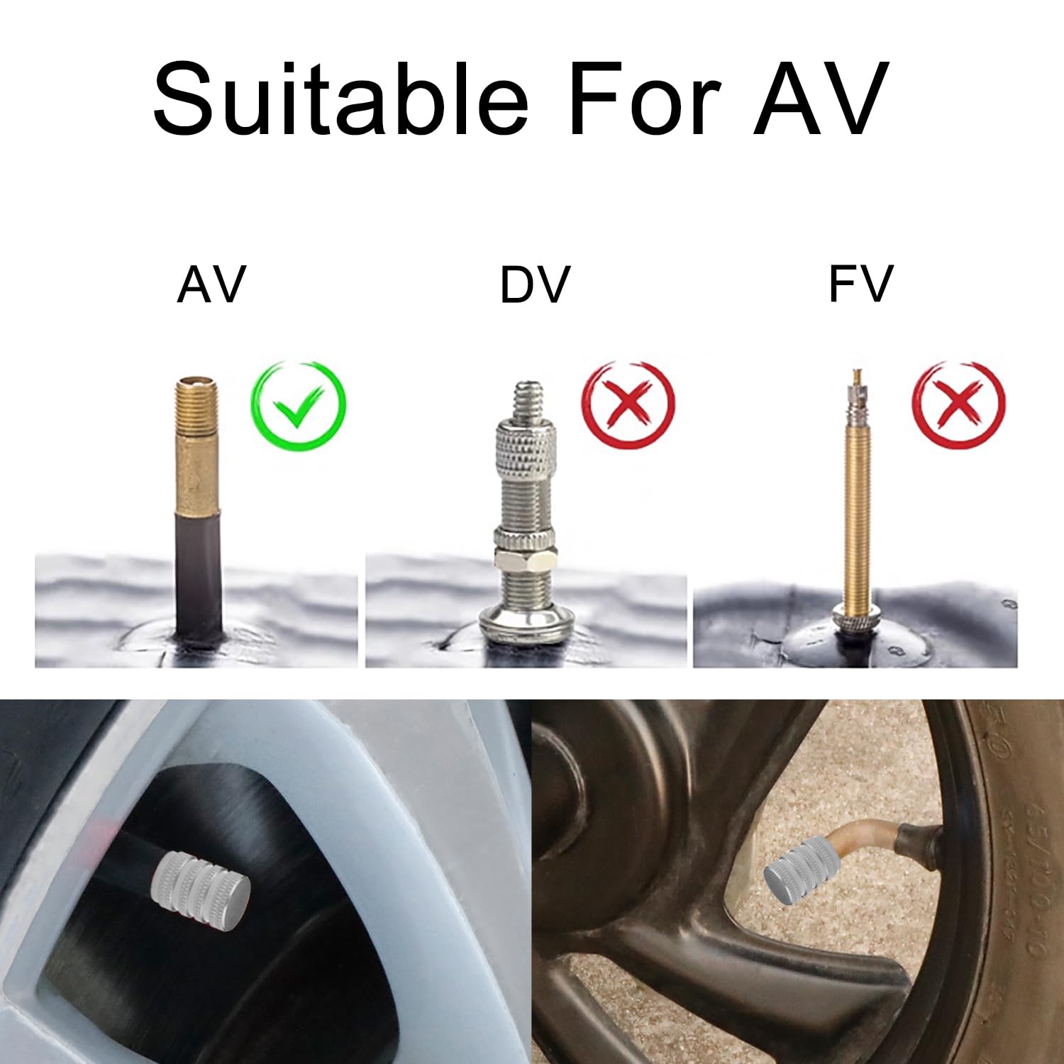 20 Cappucci Valvole In Alluminio - Colorati, Universali Per Auto, Moto, Camion, Anti Polvere - Foto 9