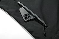 Vista 7 de MOERDENG Chaqueta impermeable para mujer, ligera, con capucha, para senderismo, cortavientos softshell