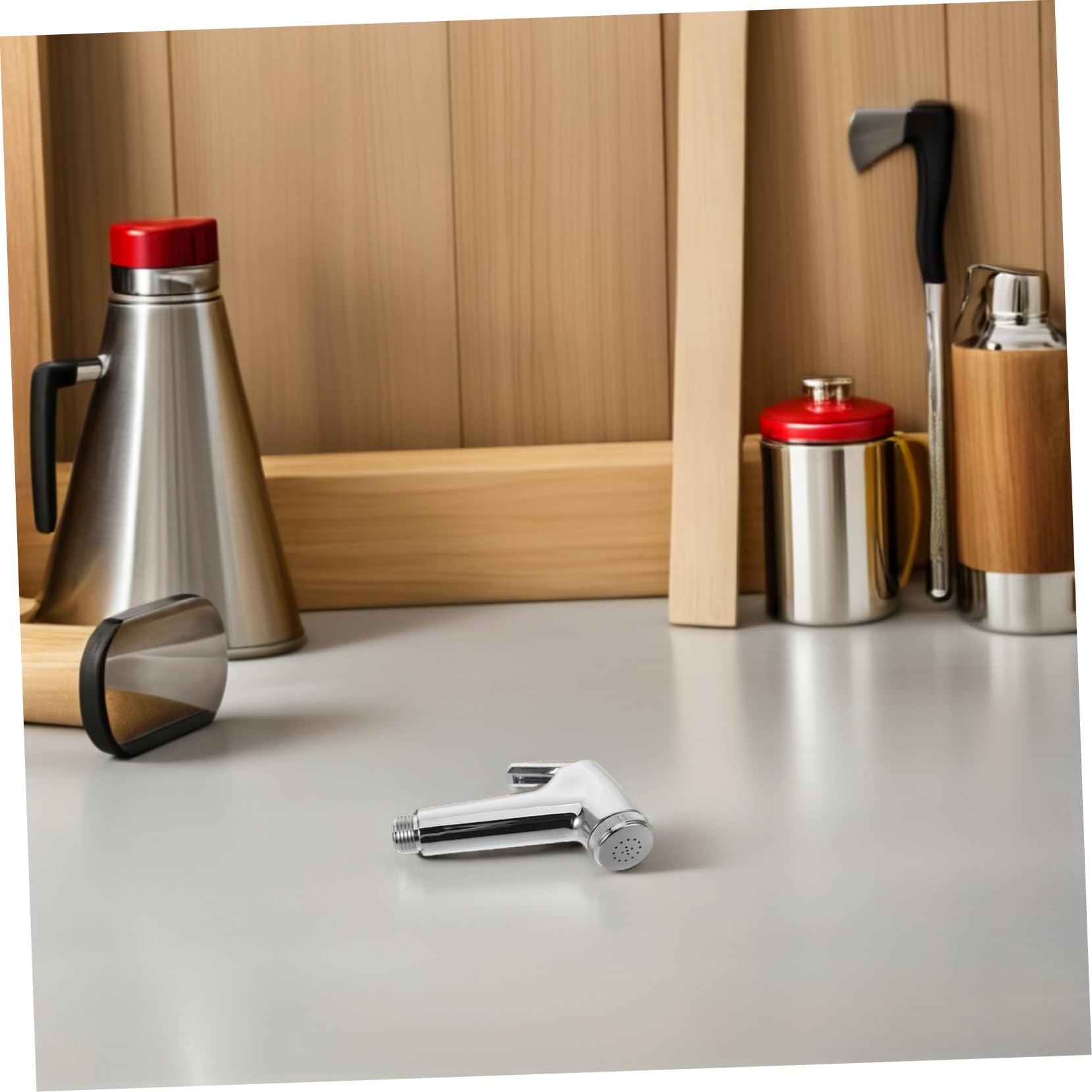 Alipis Soffione Doccia Portatile per Bagno Rv Tecnologia Risparmio Acqua, Design Handheld in Abs Argento per Avventure All'aperto e Pulizia Efficiente Stili multipli