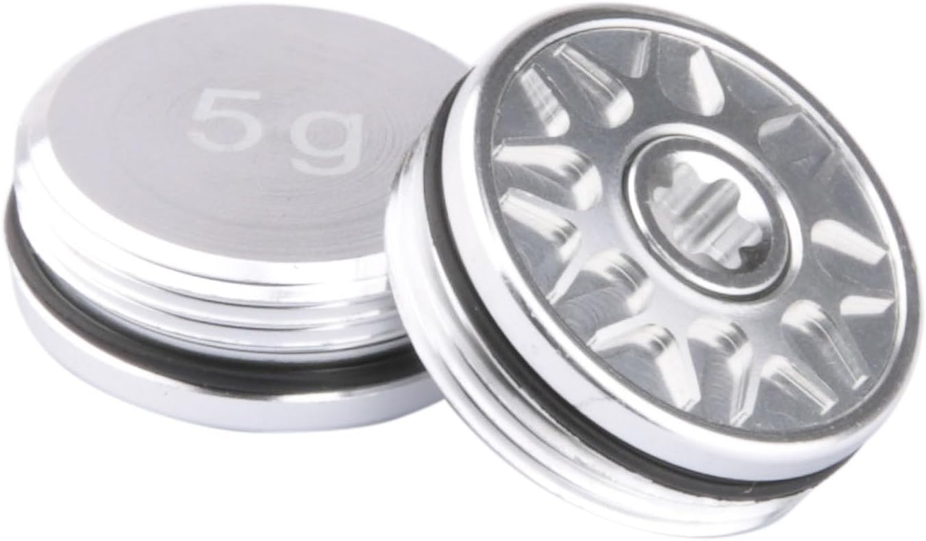OGECLF 2pcs Silver Golf Weights for Odyssey Stroke Lab, Triple Track, O-Works Putters 5g 10g 15g 20g 25g 30g 35g for Option