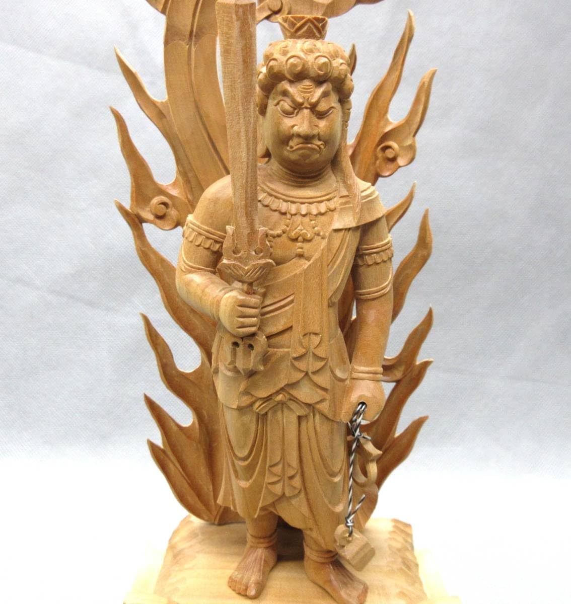 Amazon｜総白檀 不動明王立像 4.5寸｜仏像 オンライン通販