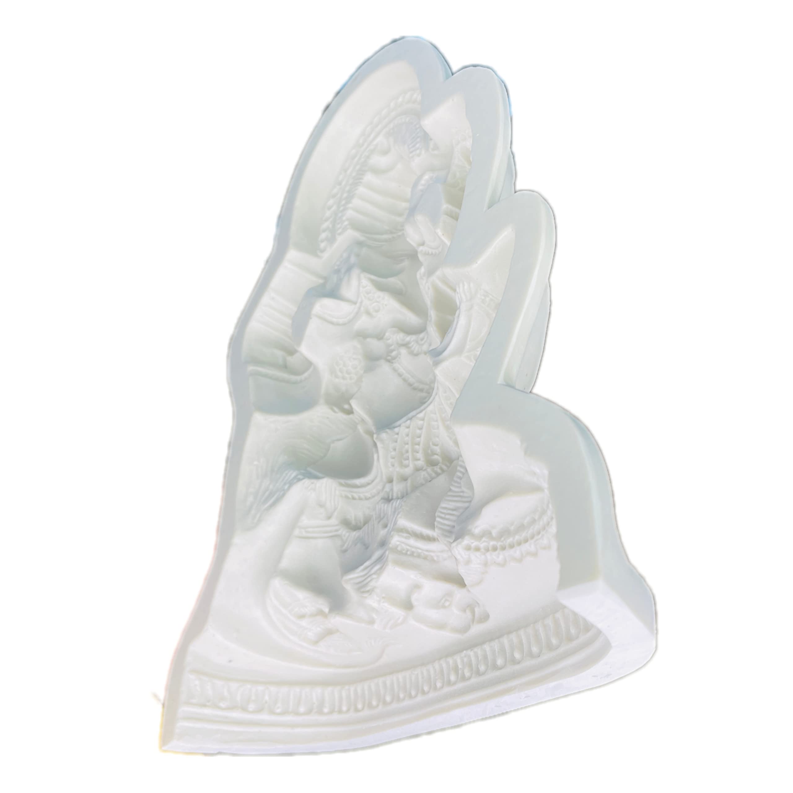 Art sculpture Fiberglass Ganesha Idol Making Mold/Mould Hight 10 inch, White - Image 5 thumbnail