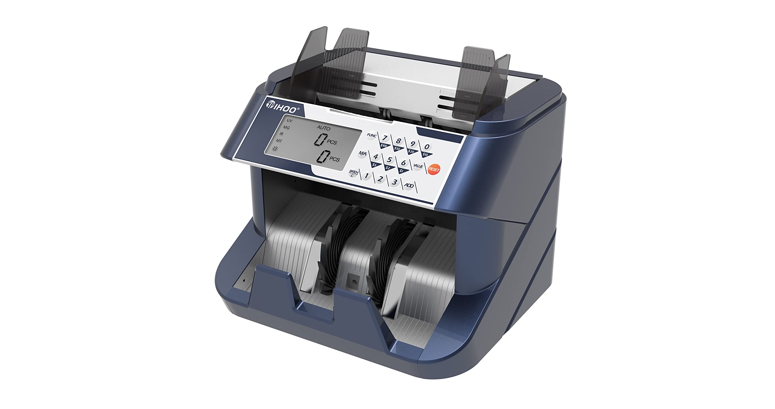 Buy Money Counter with UV/MG/IR Counterfeit Detection, Bill Counter