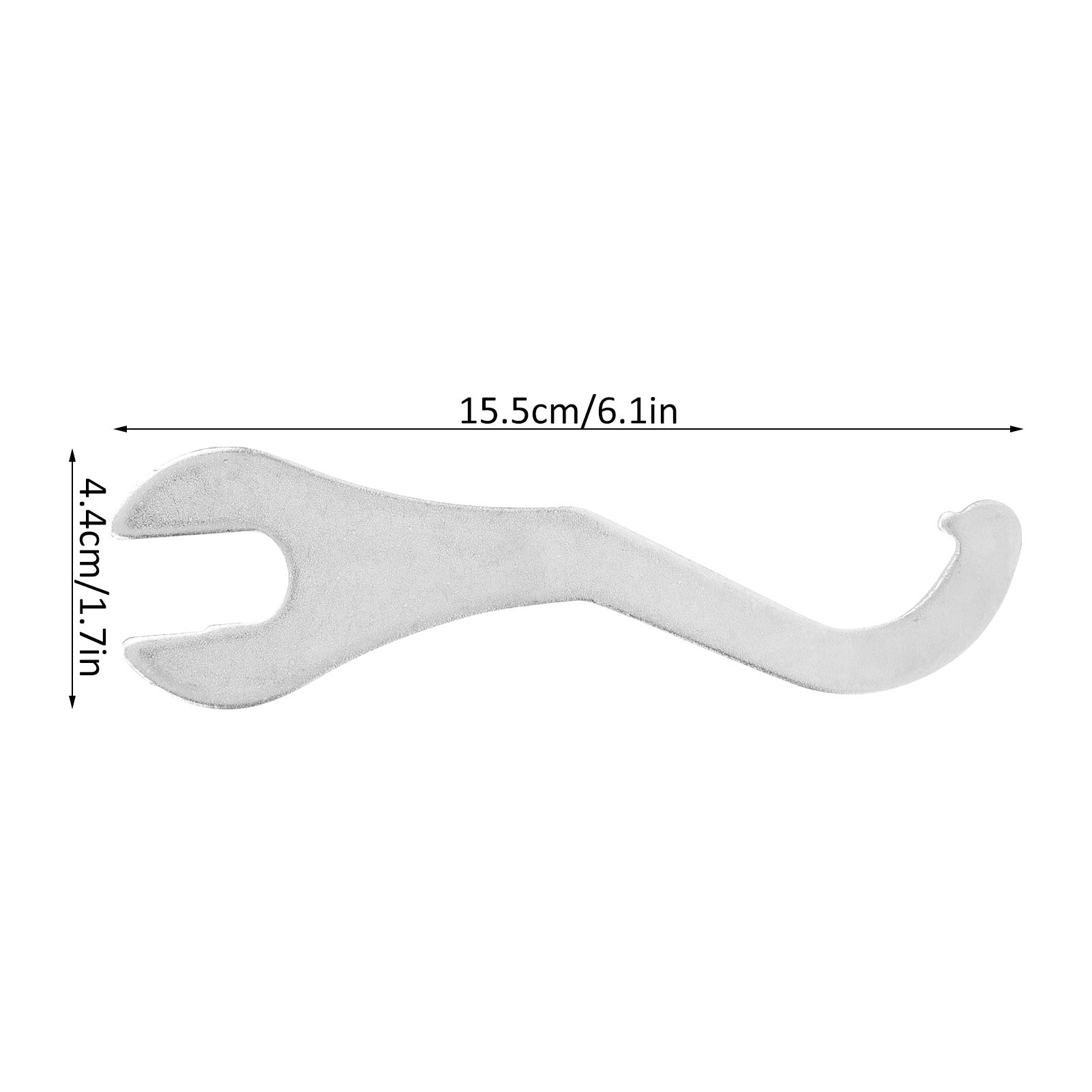 Pilipane 2 in 1 Bikes Bottom Bracket Spanner Steel Repair Tool for Bikes Maintenance, Bottom Bracket Spanner, Bikes Pedal Removal Tool