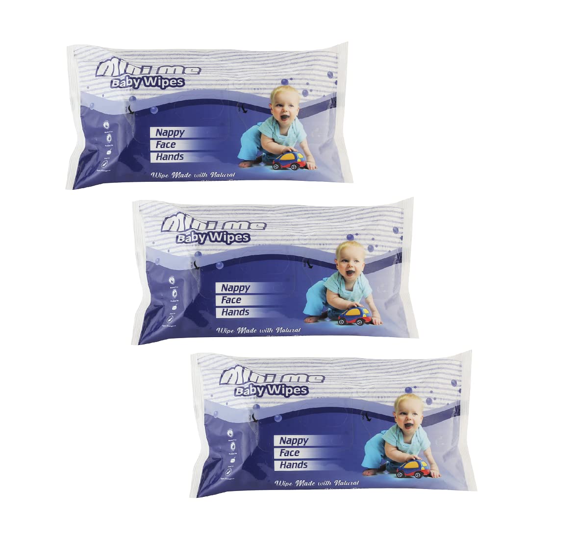 Mini Me Baby Wet Wipes 72 Pulls Pack of 3, Total 216 Wipes | Ultra Soft, Easy to Use | Hygenic | For all types of skin | All age of baby