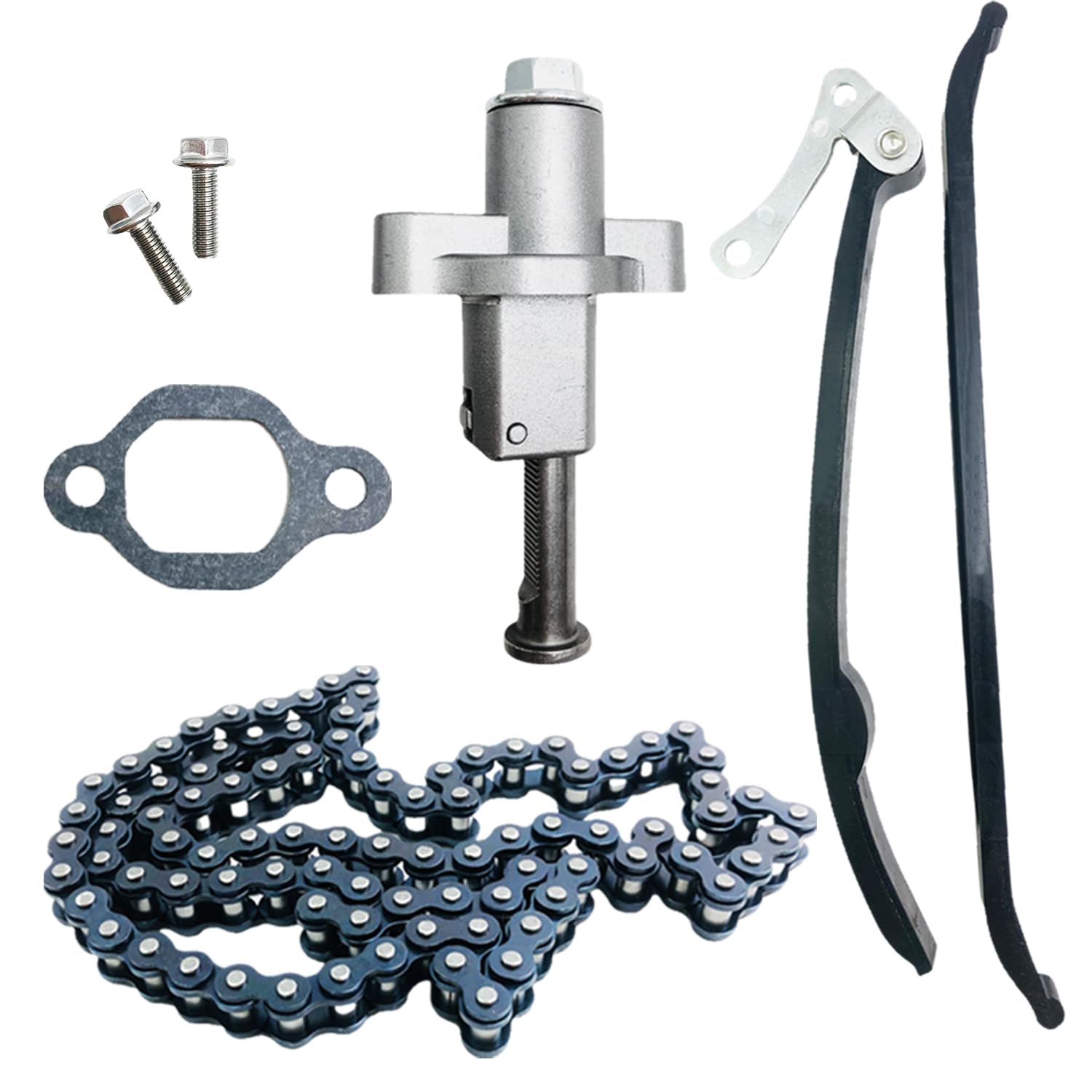 Kit tensor guías cadena distribución Yamaha Big Bear 350 Moto 4 Raptor 350 YFM350R Warrior 350 YFM350X Wolverine YFM350 1987-2005