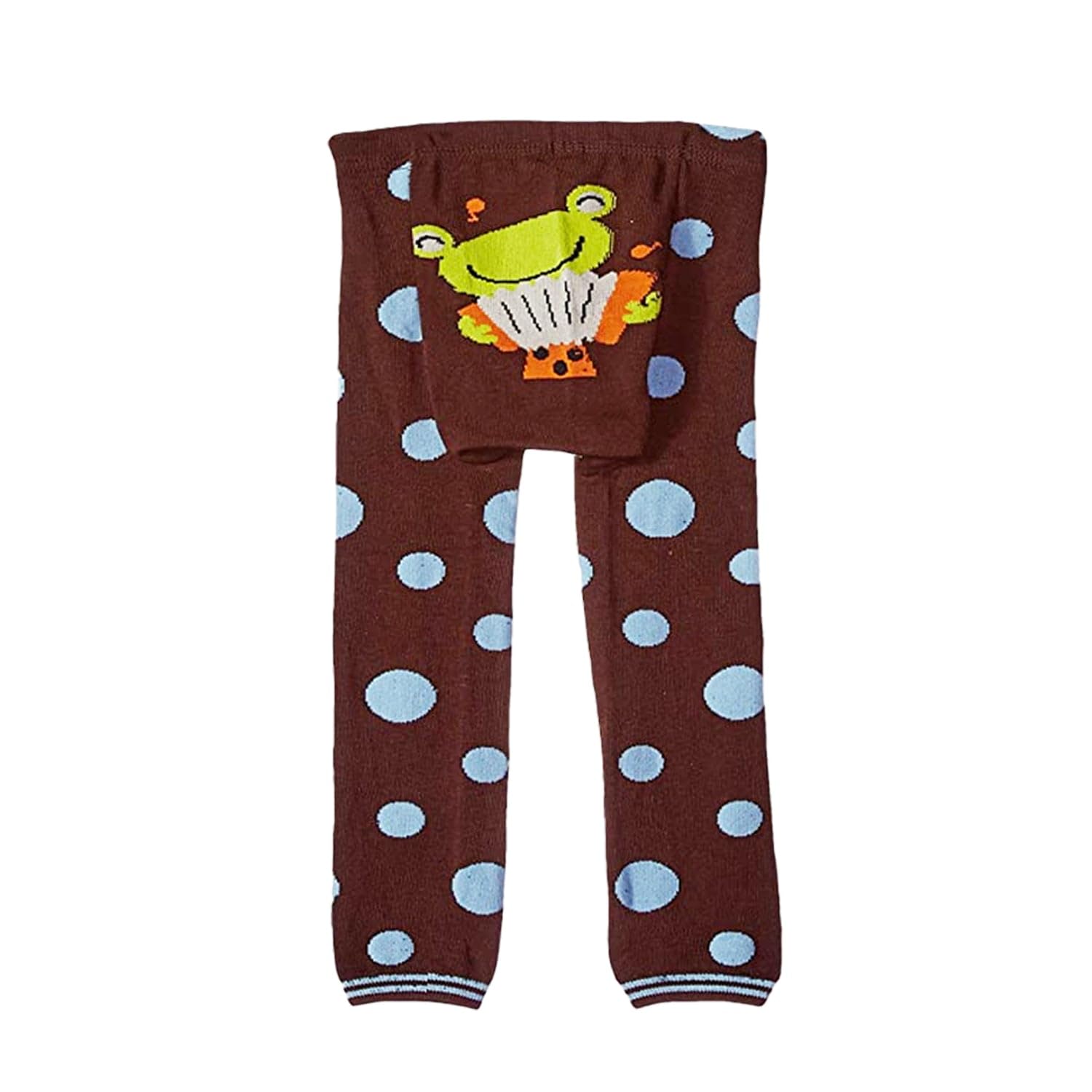 Wrapables Baby & Toddler Leggings, Accordion Frog - 6 to 12 Months