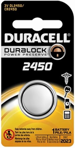 Duracell DL2450B - Batería de litio de seguridad (3 V, 3 unidades)