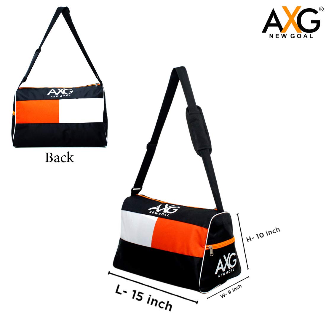 AXG NEW GOAL Imported Gym Combo Including Bag, Belt Large and Gloves Gym & Fitness Kit (Medium) 3
