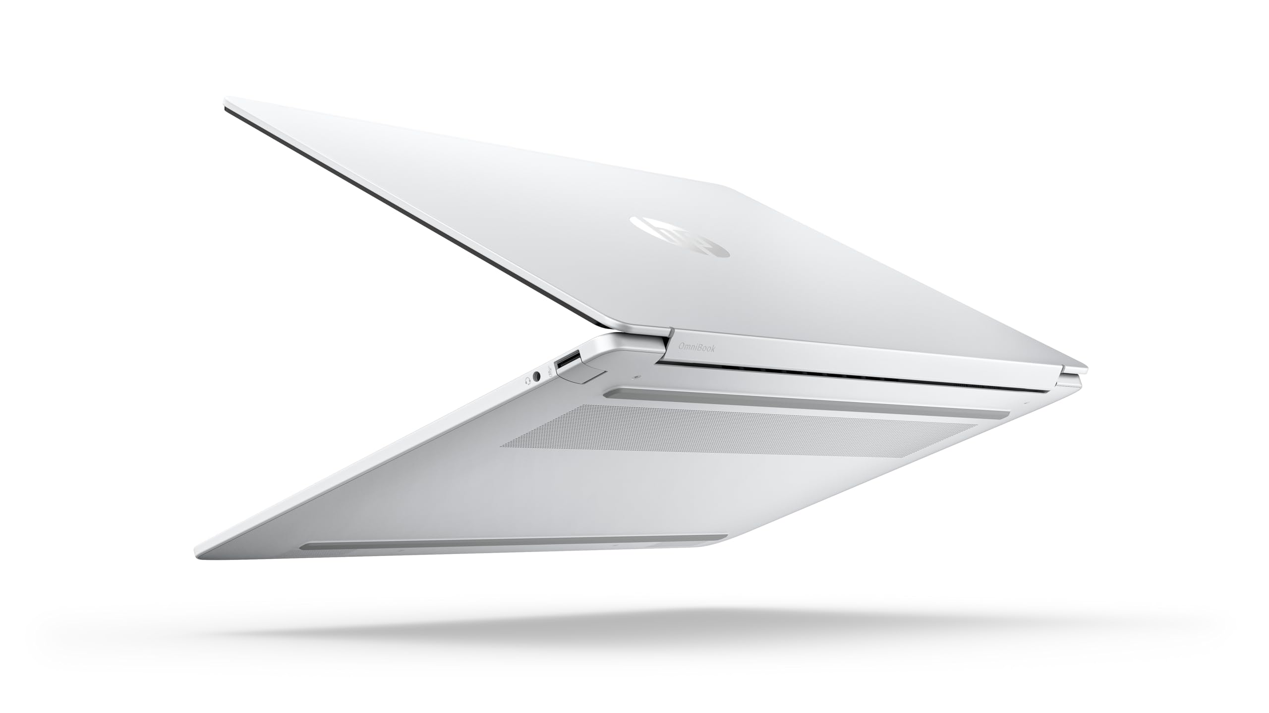 HP OmniBook 5 Next Gen AI laptop PC, 16", 2K OLED Touch, procesor Snapdragon X1-26-100 (45 NPU-Tops), 16 GB LPDDR5 x RAM, 512 GB PCIe SSD, Qualcomm Adreno GPU, Windows 11 Home, QWERTZ, srebrny | Snapdragon X X1-26-100, Adreno GPU, KI-PC, Windows 11 Home,