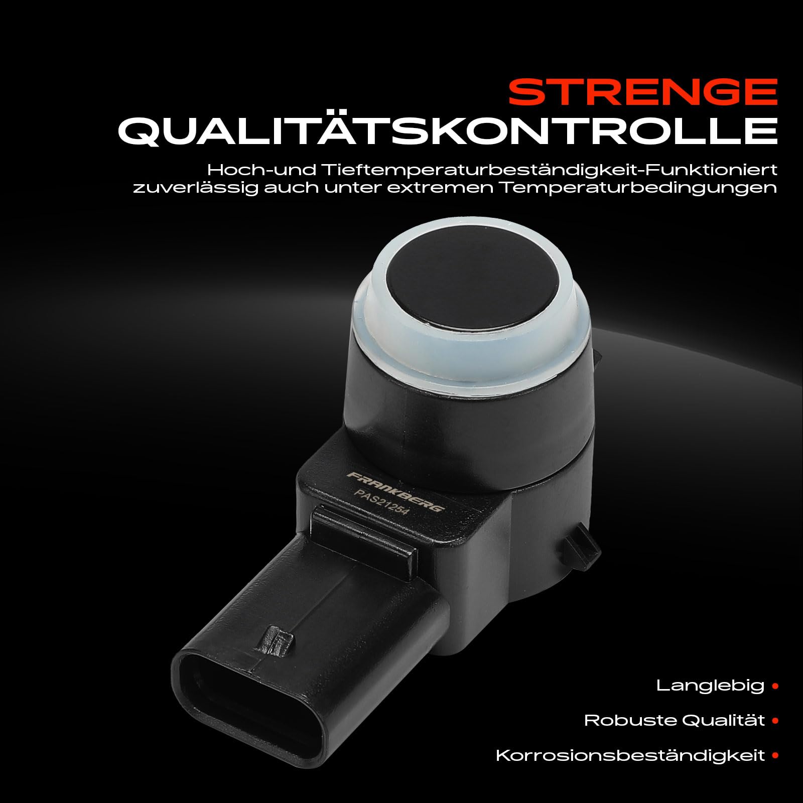 Frankberg 4x Parksensor Vorne Hinten Kompatibel mit A-Klasse W169 1.5L-2.0LElectric 2004-2012 B-Klasse W245 1.5L-2.0LElectric 2005-2011 Replace# V30720022