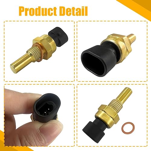 Miniatura 4 de Sensor de temperatura del refrigerante del motor, sensor de temperatura del agua, accesorios de automóvil, sensor de temperatura automotriz