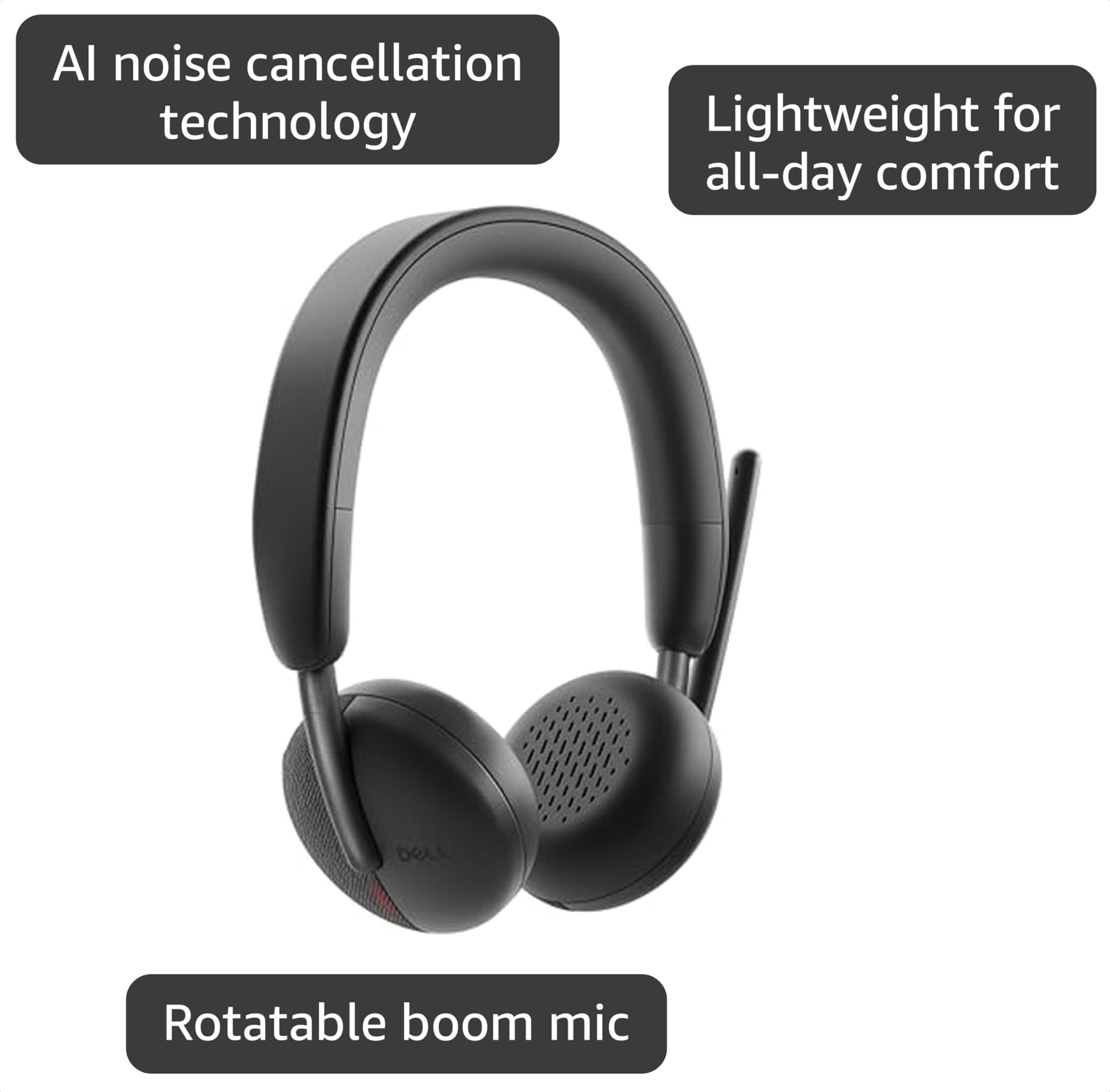 Amazon.com: Dell WL3024 Wireless Headset - Leatherette Headband