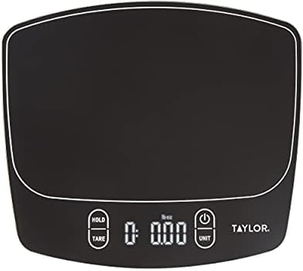 Waterproof Digital Kitchen Scale, 11 pounds, Black