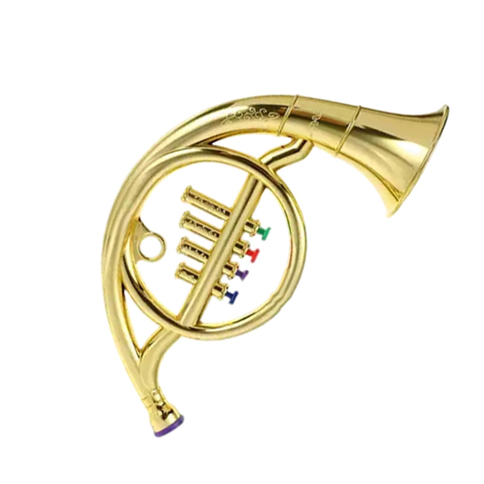 Strumento In Ottone Corno Francese A Quattro Note Oro O Argento(Gold)