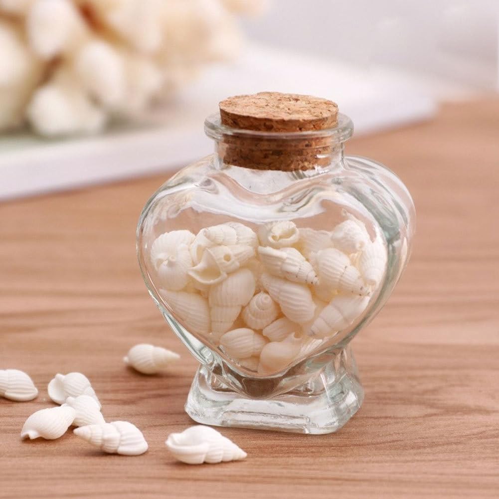 ElevateTech 1 Bouteille En Verre Vide En Forme De Cœur Avec