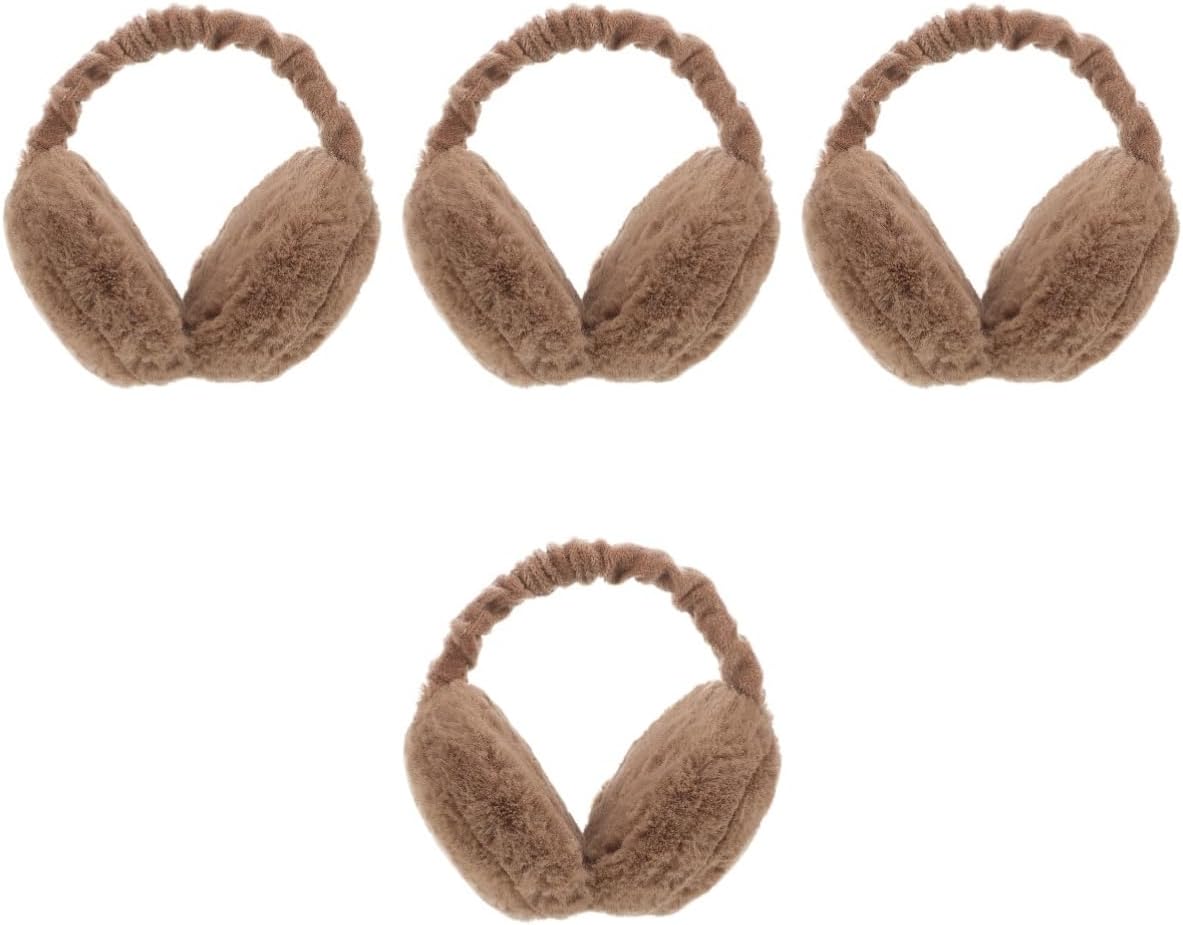 Beavorty Cute Burger Folding Earmuffs for Women Ear Warmers Portable and Stylish Winter Accessory for Outdoor