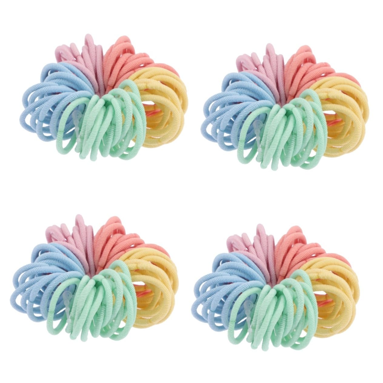 FOMIYES 480piezas De Pelo Sin Costura Para Coleteros De Accesorios De Cabello Elásticos Para Bebés y Pequeñas