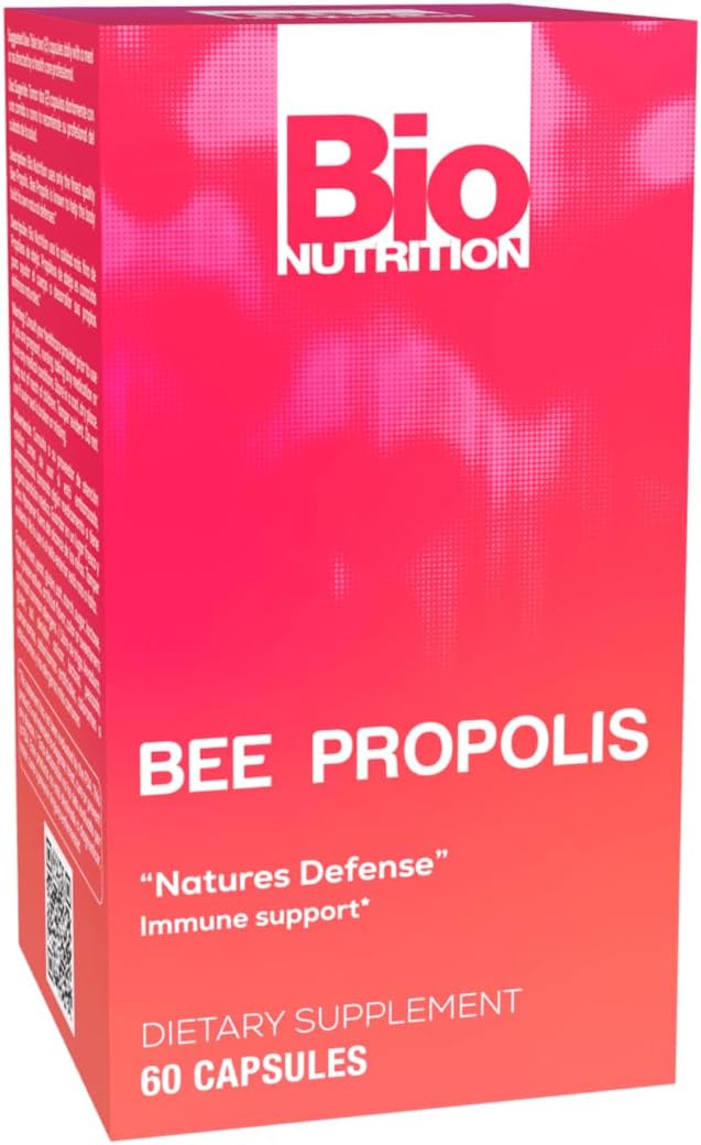 Bee Propolis, Natural Defense Immune Support Supplement Capsules 1000 Mg, 60 Ea, 60 Count