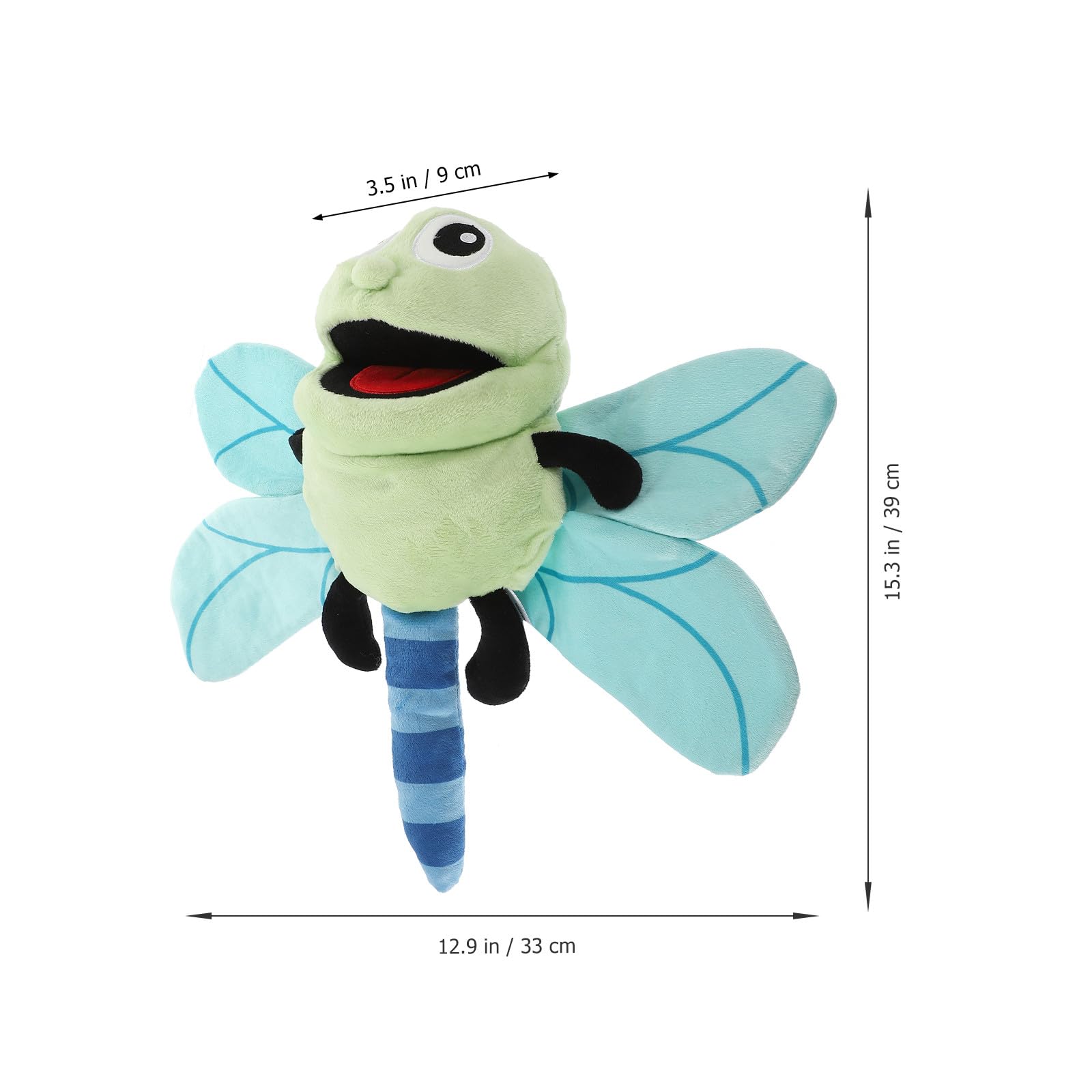 HEMOTON Marioneta de Mano de Peluche de Insecto Adorable para Niños Relleno de Algodón PP y Felpa, Experiencia Inmersiva y Realista para Juegos Creativos