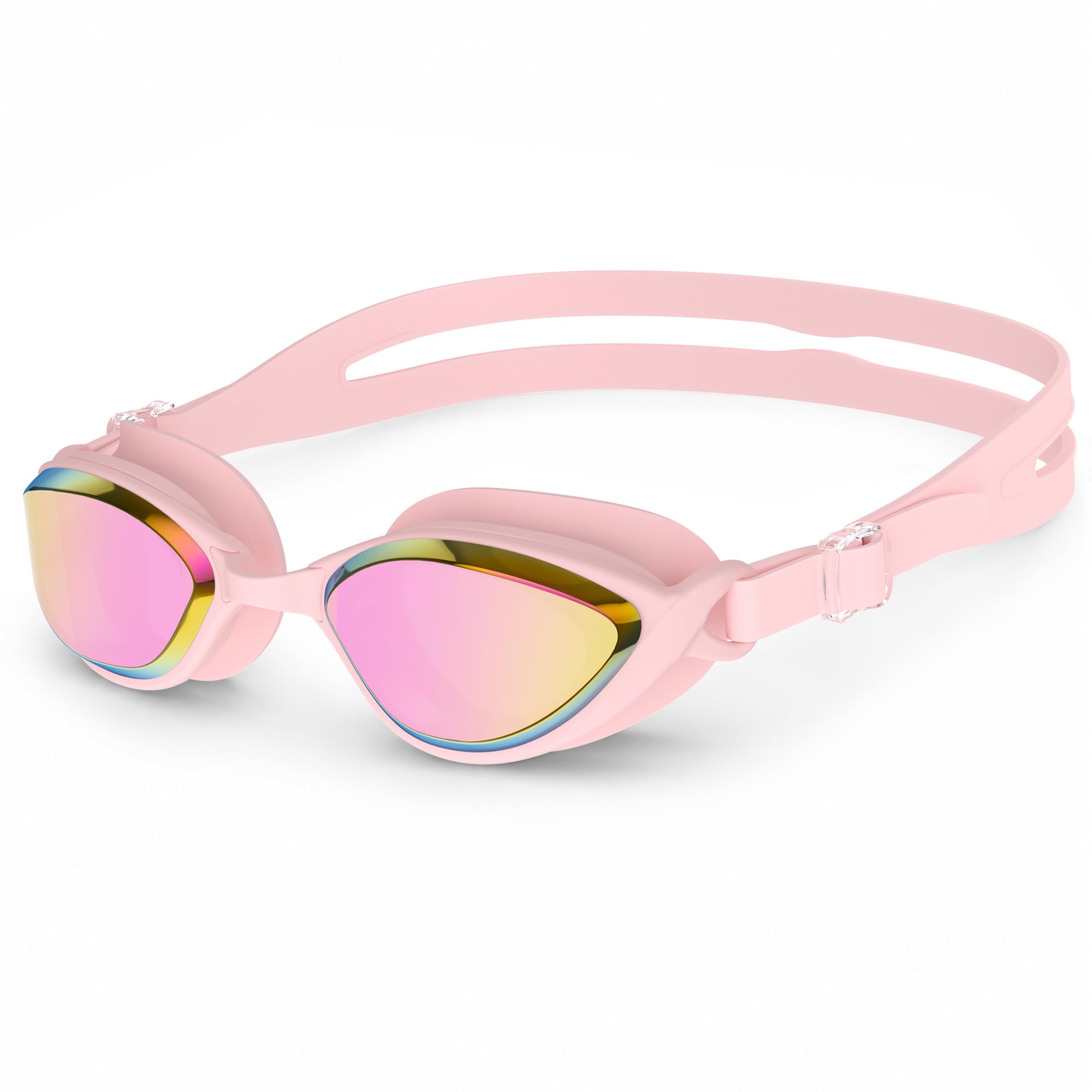Neusaro Swimming Goggles Adult Men swim goggles Women ladies Anti-Leak Anti-Fog,Pink — image 1