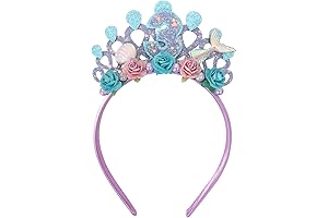 Enchante Baby Girl Purple Mermaid Headband For 1St Birthday Party