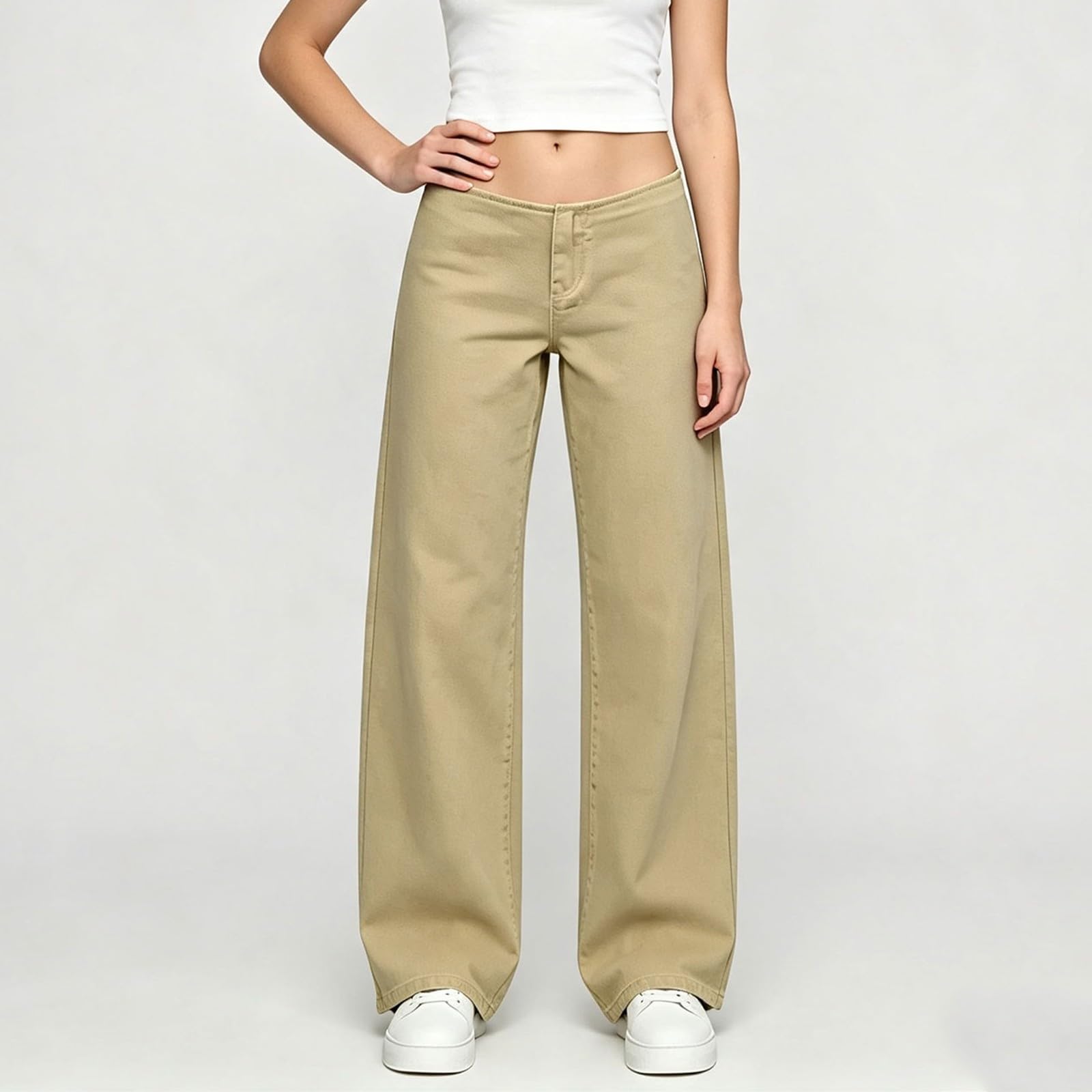 Barrel Jeans Damen Low Waist Baggy Jeans Weites Bein Denim Hose Damenjeans