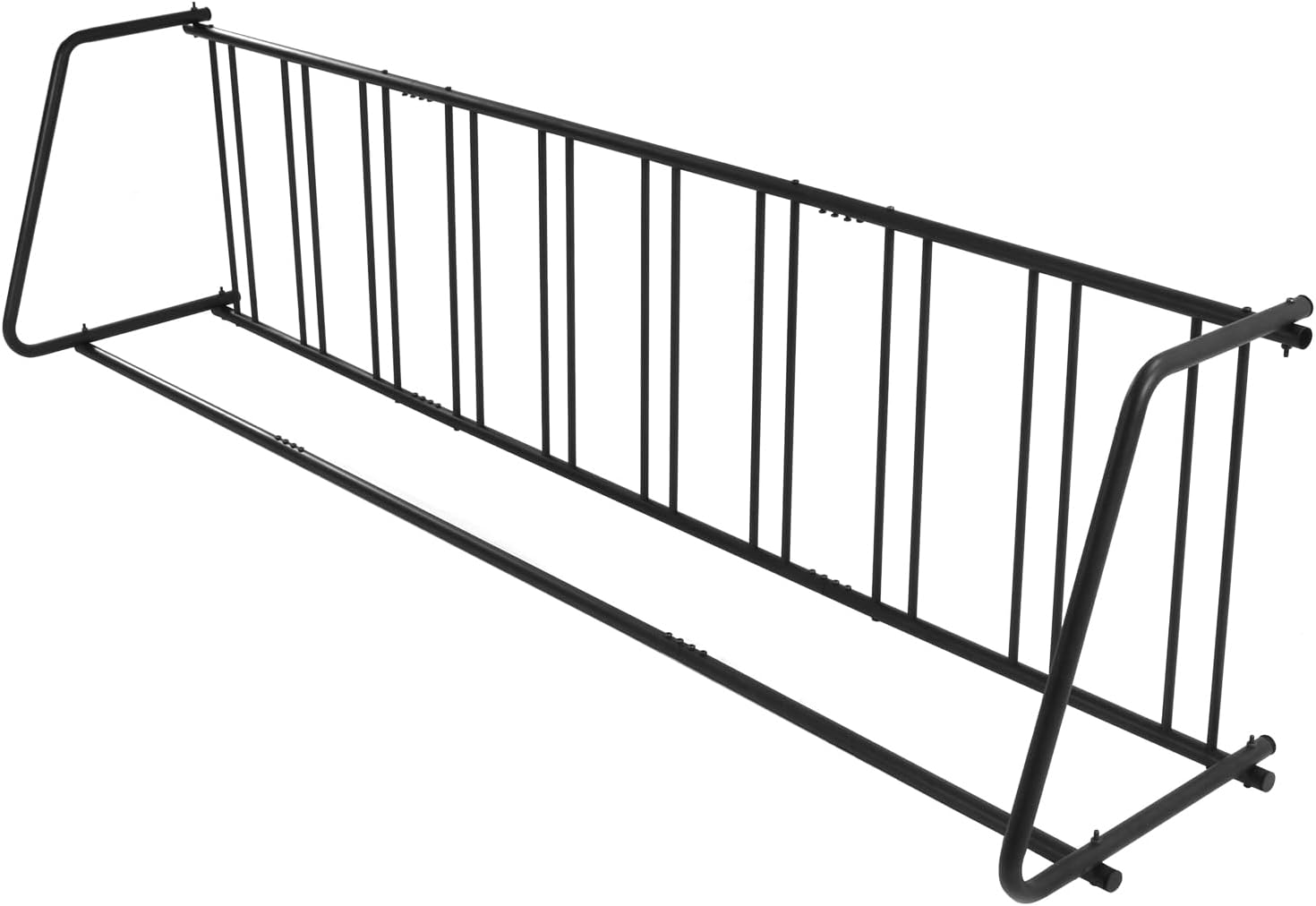 Commercial Floor Bike Rack Stand Dual Sided Fits 12-29in Tires Freestanding Bicycle Floor Parking Stand for 10 Holders for Garage Retail Backyard Shop