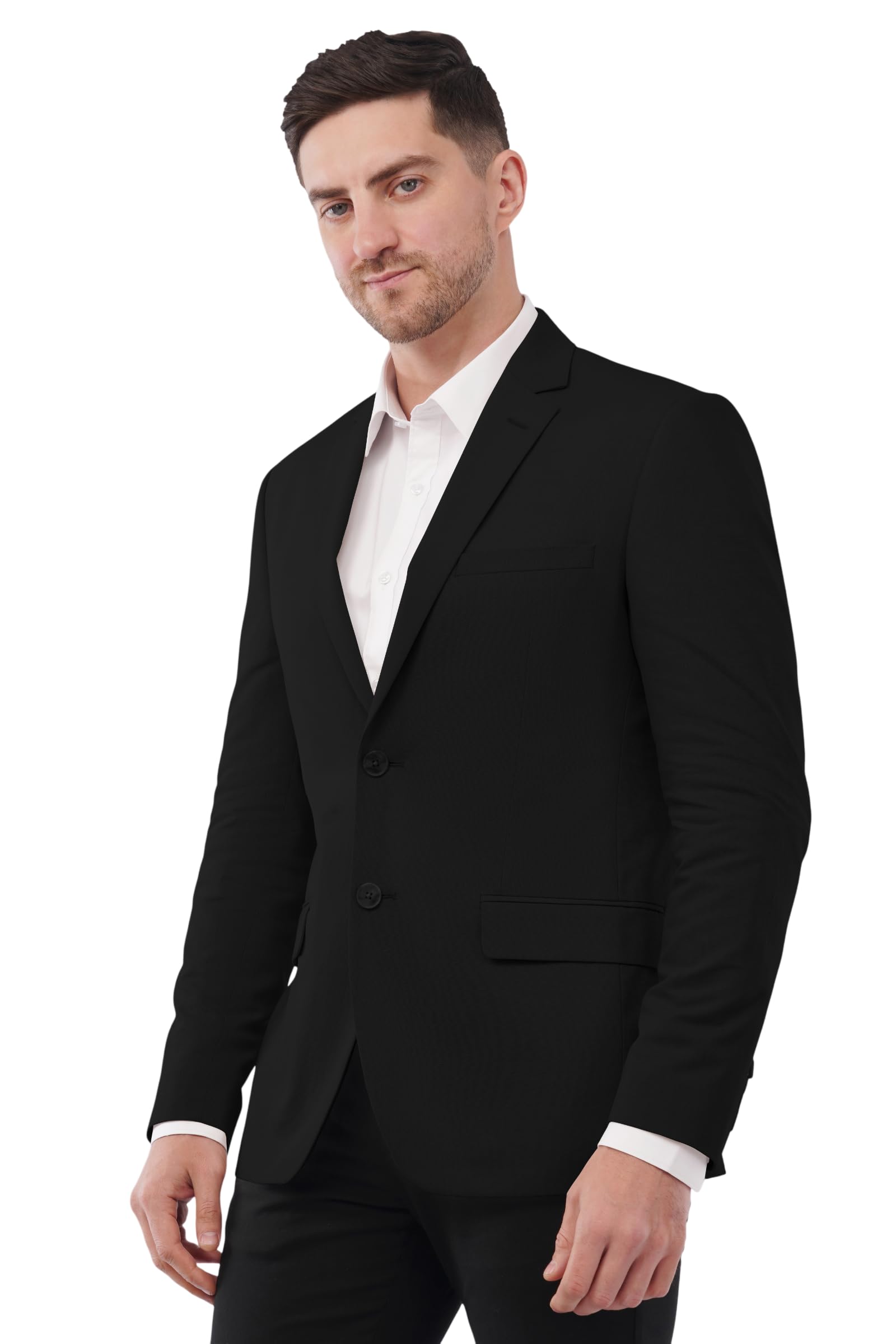 saintx Men's Premium Summer Blazer | Linen Cotton Blended Breathable Fabric | Fully Lined | Comfortable Slim Fit | Crafted for The Modern Gentleman | Casual & Formal Wear (JK08)-picture-13