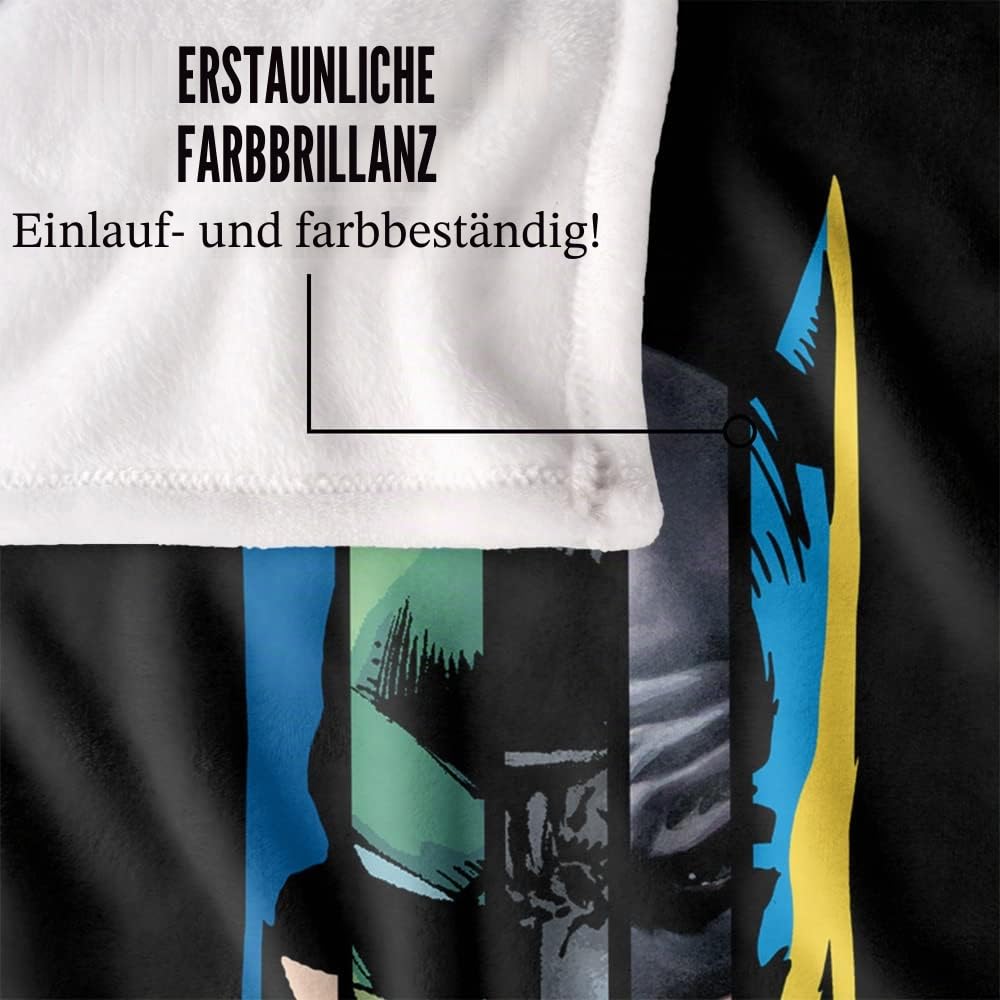 LOGOVISION Batman Silky Touch Kuscheldecke, superweich, 152 x 127 cm