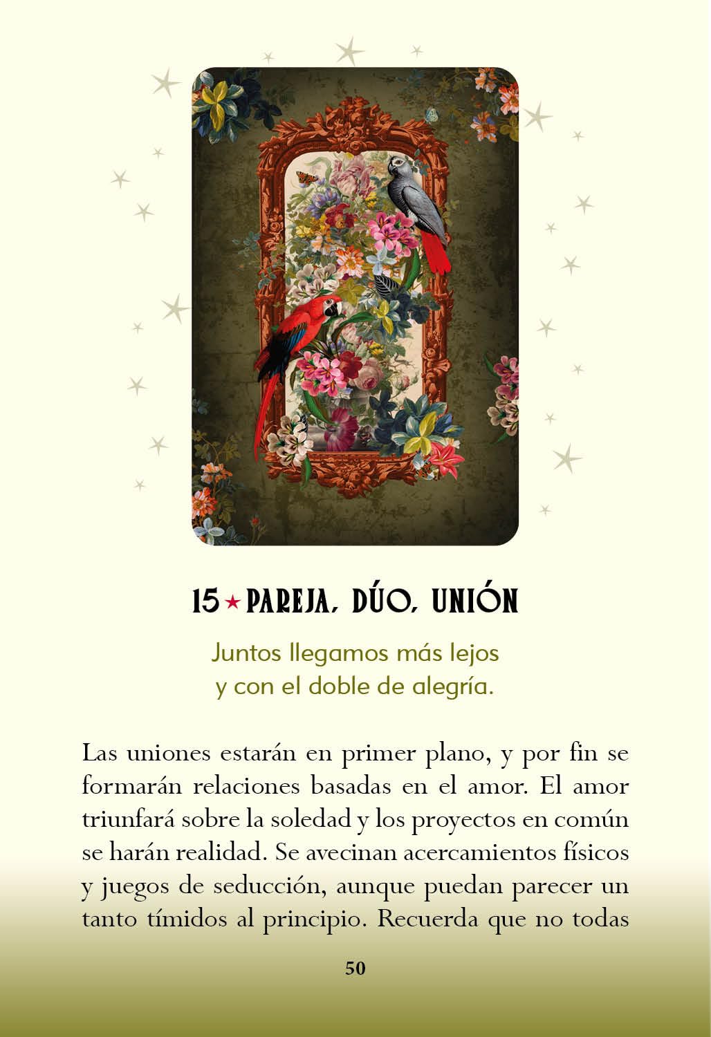 Dime que me amas. Oráculo