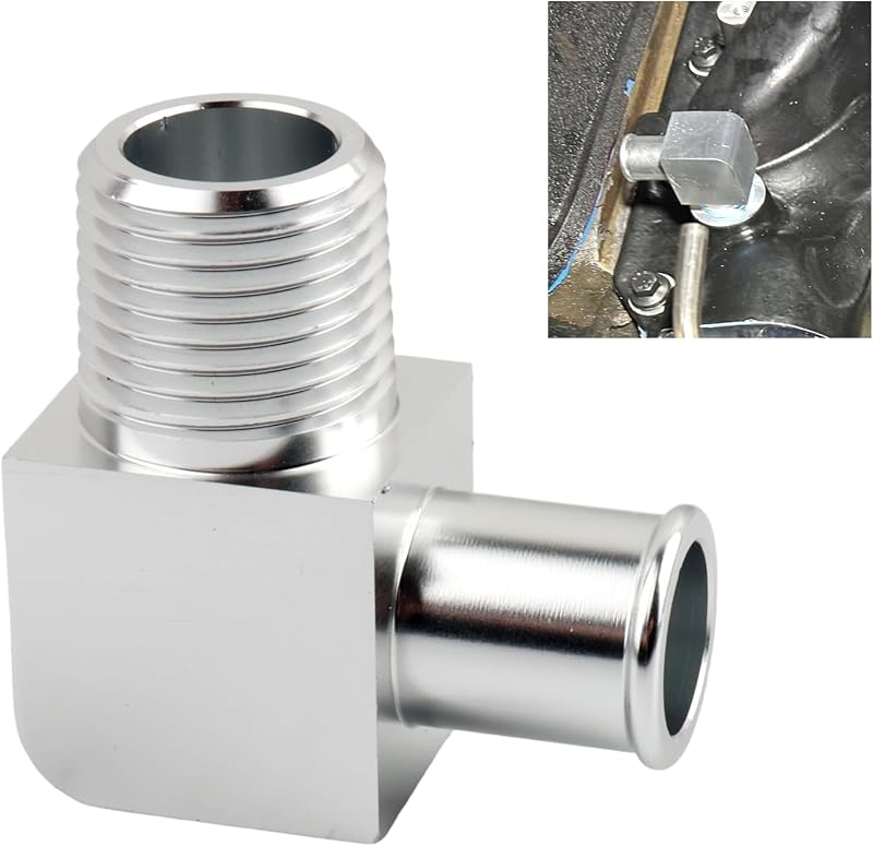 Conector de Mangueira do Ar-Quente Figpade 90° com Rosca 1/2 NPT e Espigão para Mangueira de 5/8" – 1 unidade