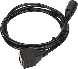 DIN 5Pin to RJ45 Cable, MIDI to RJ45 Flexible PVC Adapter Cable Plug and Play 4.9ft Clear and Fast Sound for Audio Devices (5Pin Female to RJ45 Female 1.5m/4.9ft)