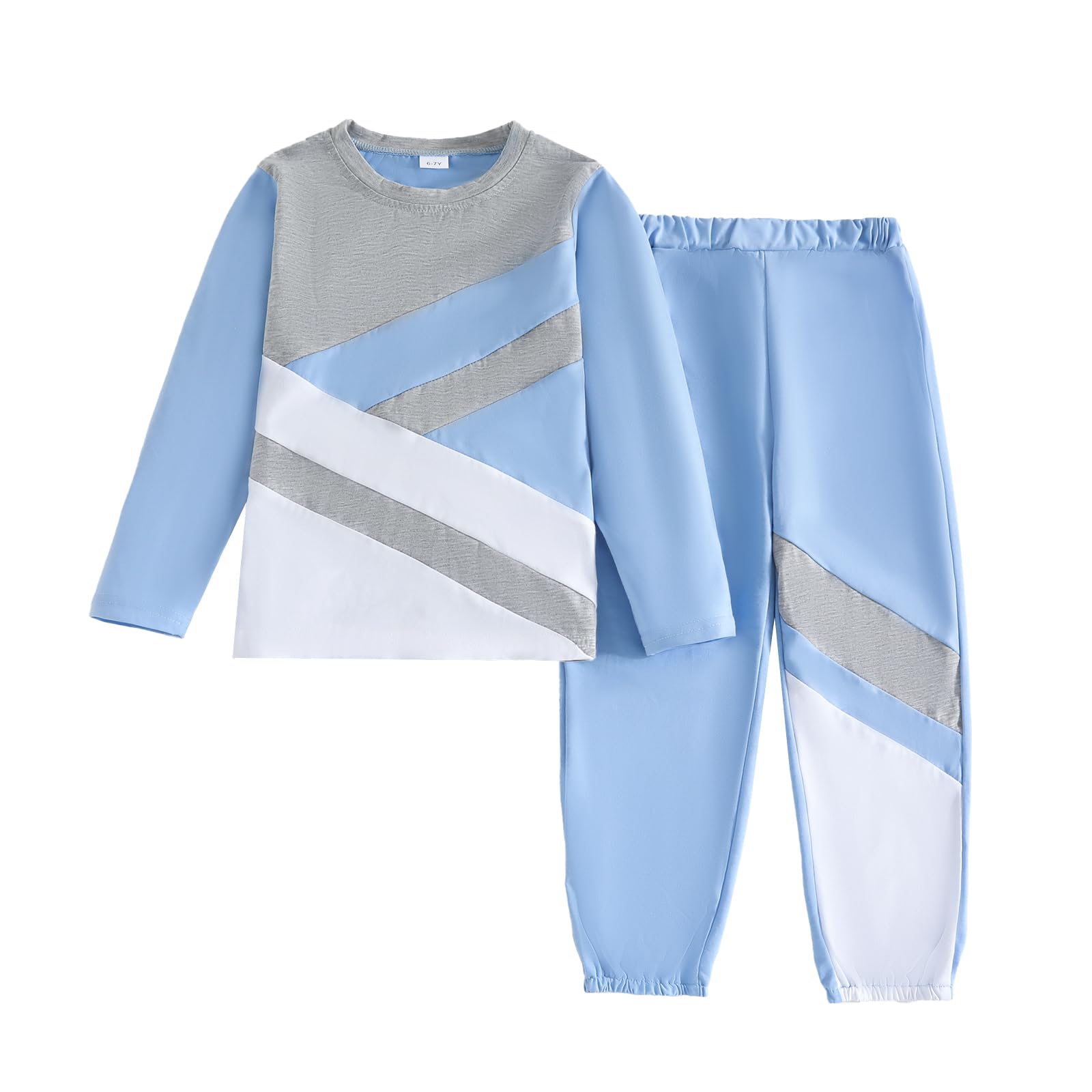 Boy Clothes Plant Camouflage Pants LA Letter Print Top Sweatsuit Fall Boys Outfits Set