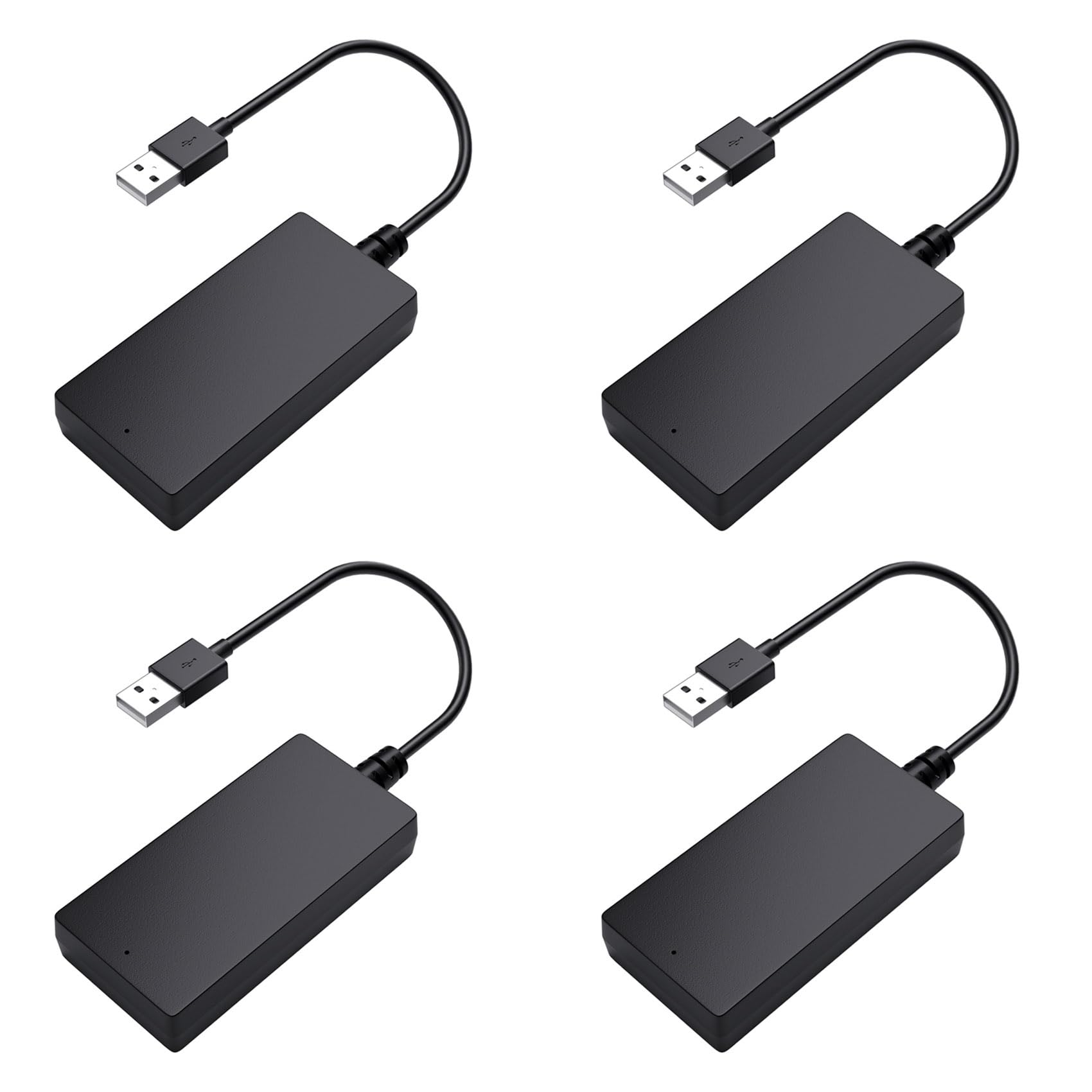 ISTOVO 4X Lien Plug and Play vers CarPlay sans Fil Android Auto Box Navigation de Voiture Interconnexion de Machine de Voiture Intelligente