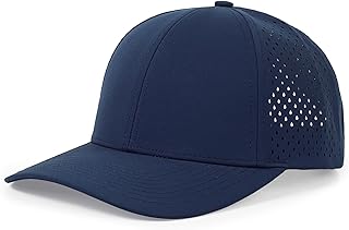 Gorra de béisbol de secado rápido con ala curvada, gorra de malla cortada con láser, gorra de pelota de golf para hombres y mujeres