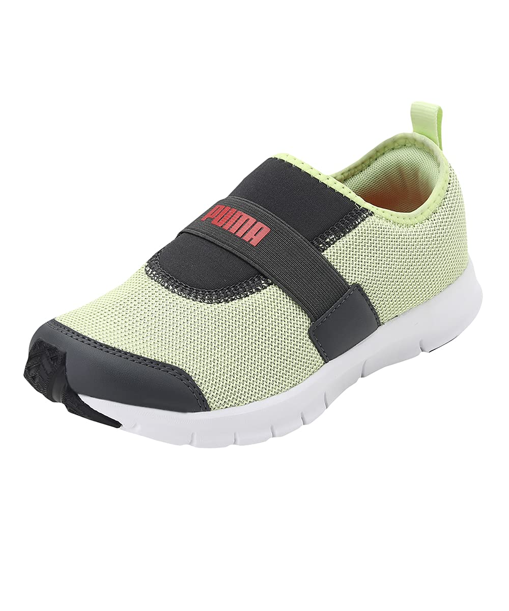 Puma Unisex Flex JR Sharp Green-Dark Shadow-Paprika Running Shoe-4 Kids UK (37459804) (B09HTGFWDN) Amazon Price History, Amazon Price Tracker