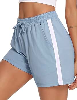 Origiwish Damen-Laufshorts Mit Hoher Taille - Schnelltrocknend Mit Tasche