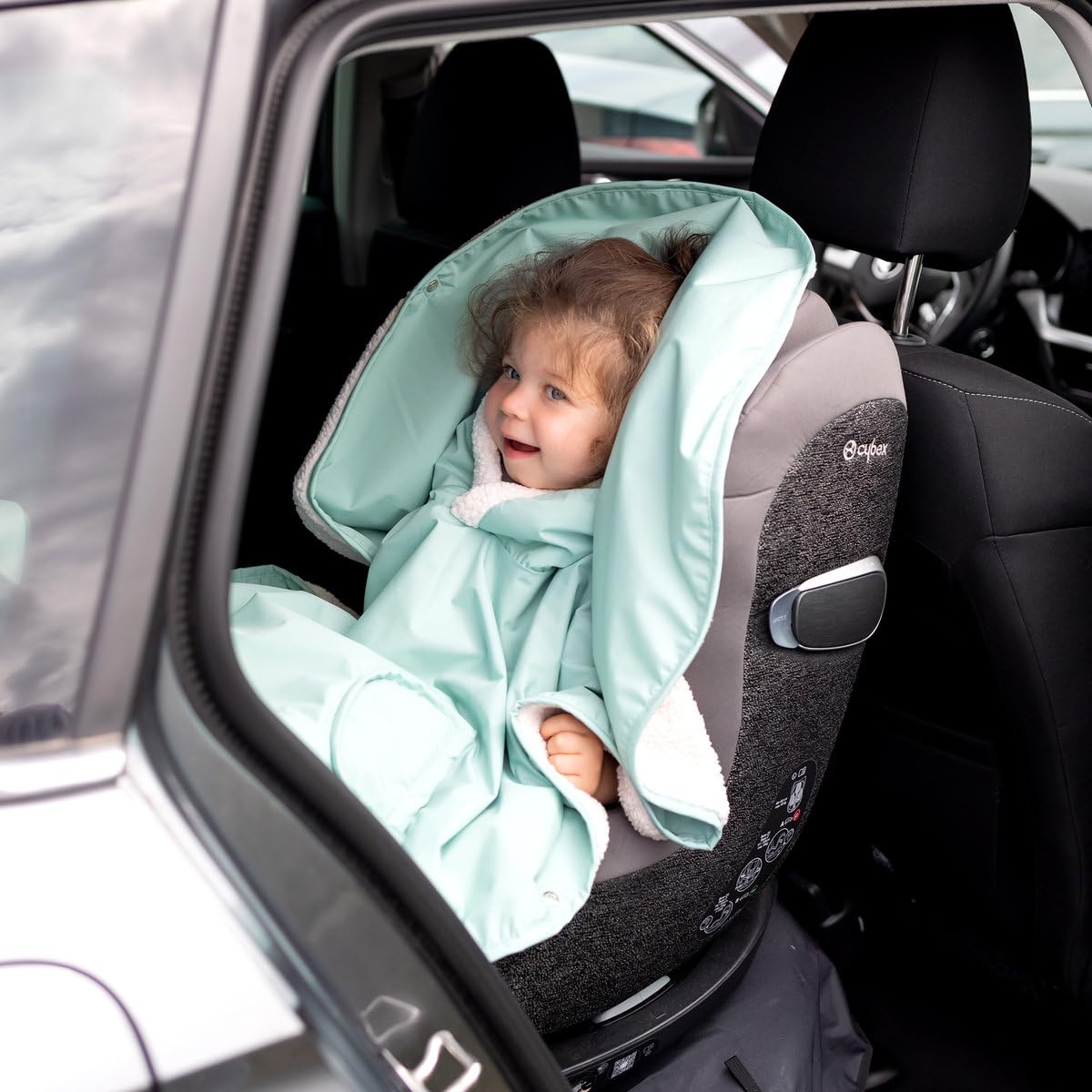 Bemini - Poncho de voyage 9-36m - Imperméable + teddy -
