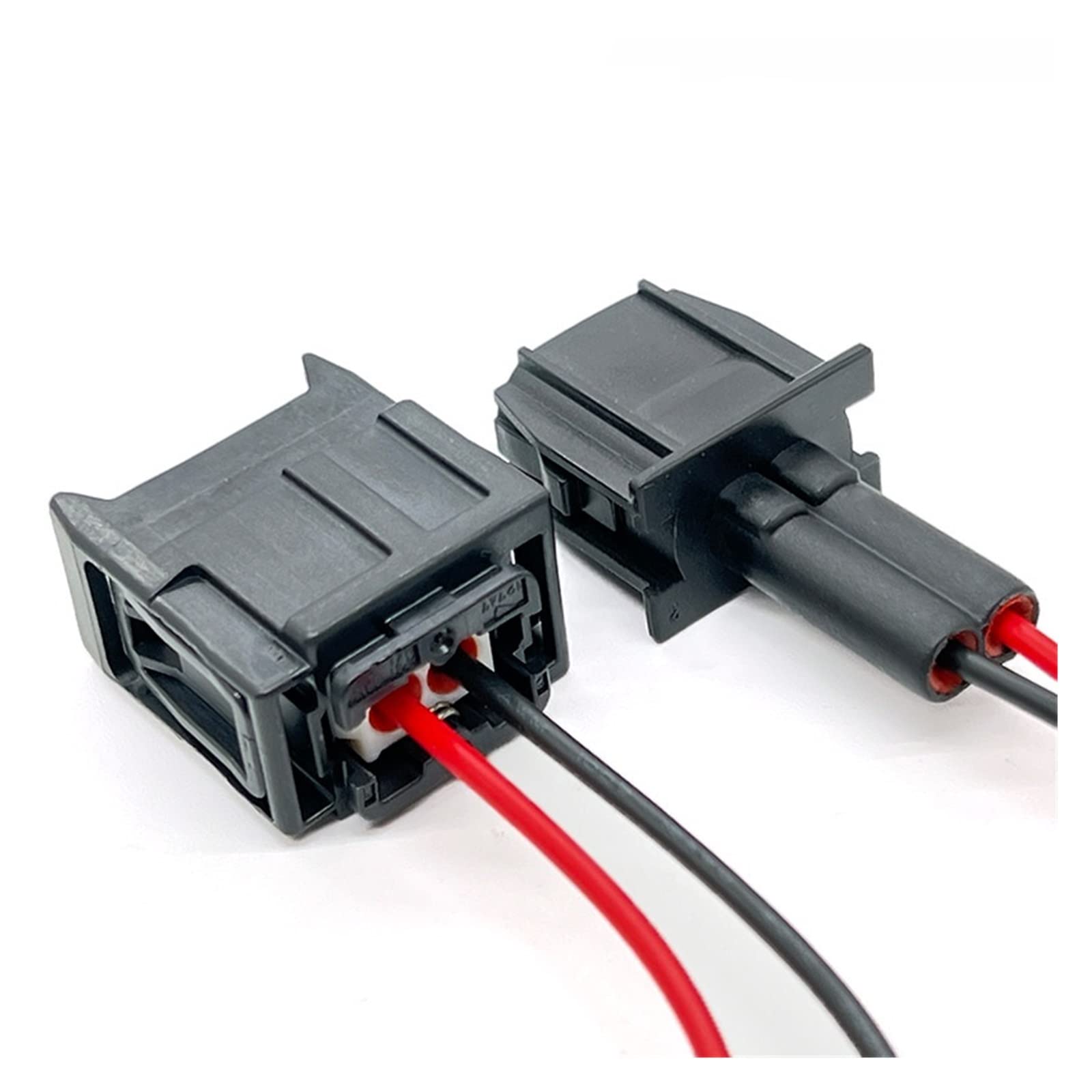 Amazon.co.jp: 2 ピン自動ディーゼル燃料インジェクタープラグ防水燃料