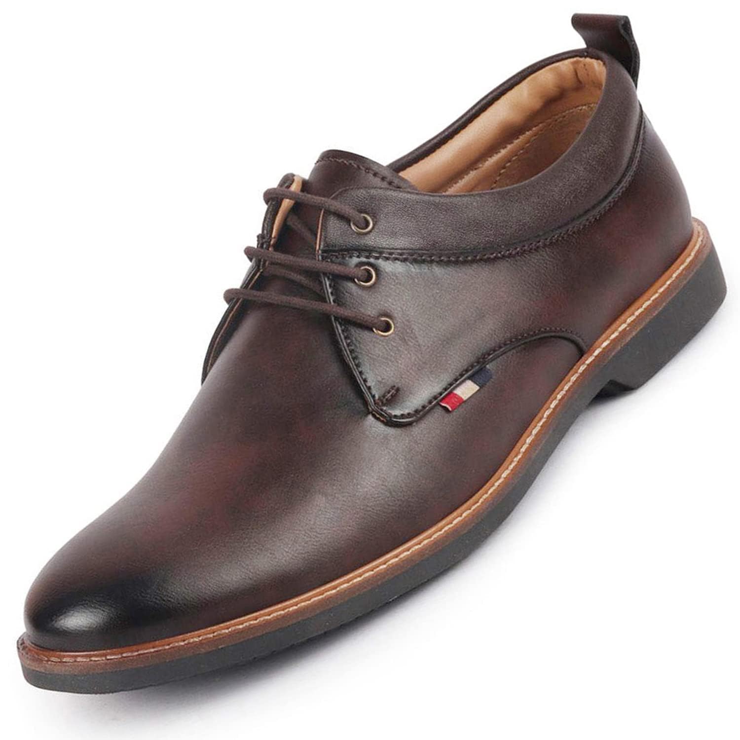 Men Formal Lace Up Oxford Shoes for Office|Meetings|Daily|Comfort|Fashion|Stylish|Parties|Outdoor|Occasions|Lightweight with TPR Welted Sole (6-13 UK)