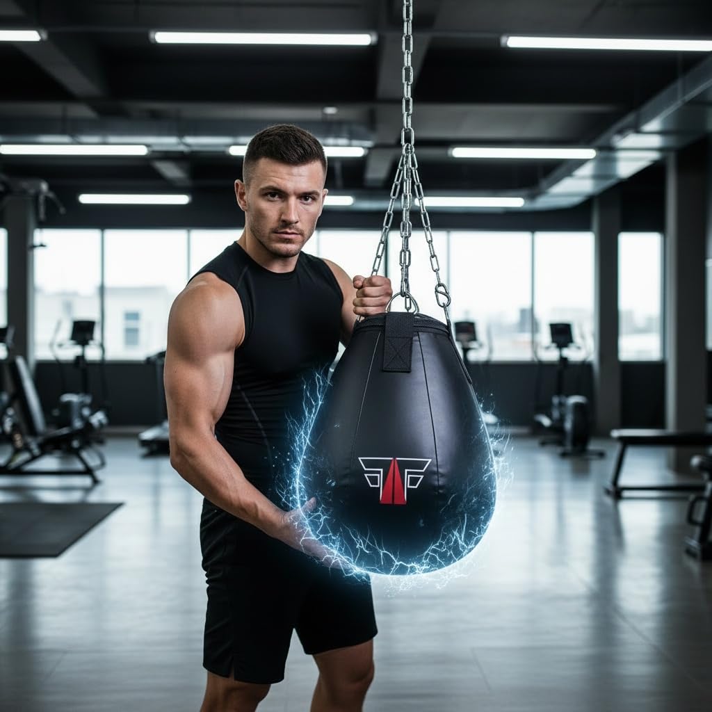 Poire de maïs professionnelle Sac de frappe Entraînement Grappling Muay Thai Kickboxing Freefight Arts martiaux BJJ FOX-FIGHT