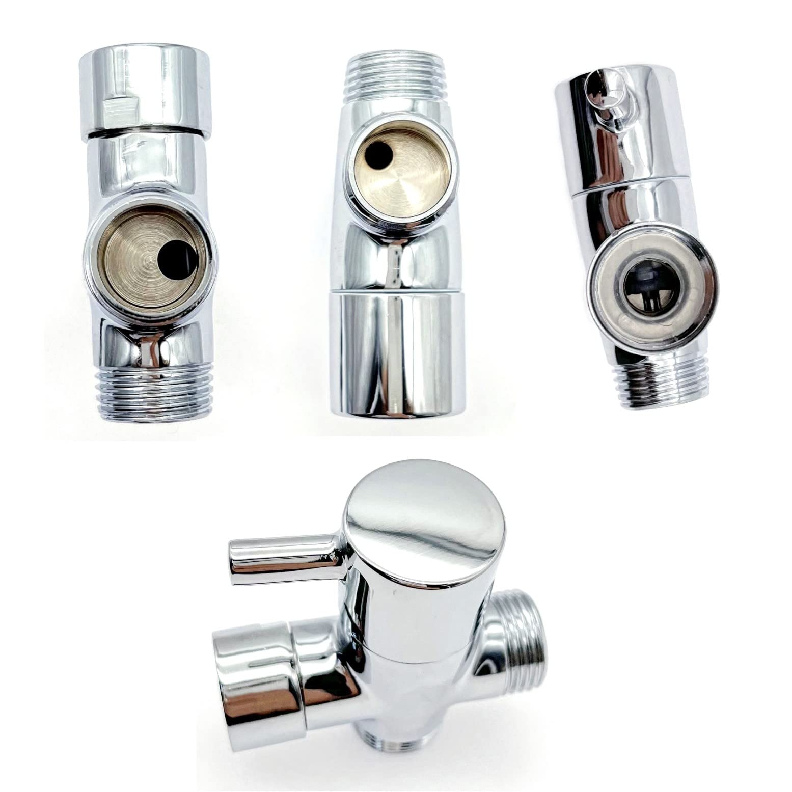 Valvola Deviatrice 3 Vie Per Doccia - Lega Resistente Per Soffione, Maniglia E Fissaggio - Foto 8