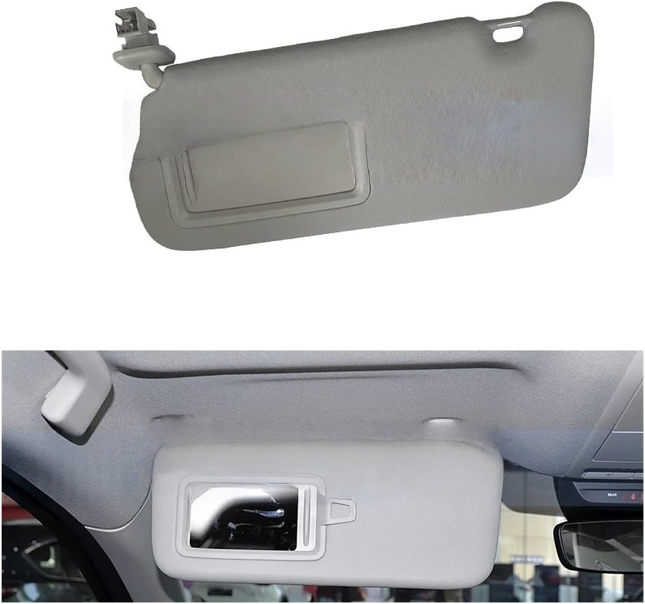 Car Inner Sun Visor Compatible for Mazda CX30 2020-2024 Side Shade Sunvisor with Mirror Sunshade Cover Shade Sun Visor(Left Side)