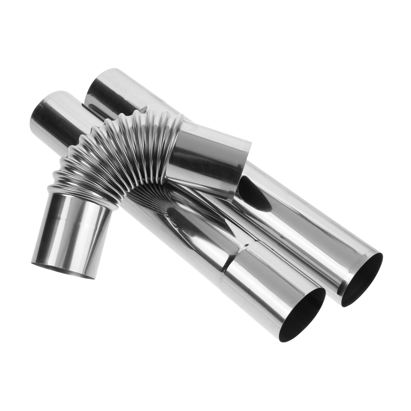 Tubo di Scarico in Acciaio Inox per Stufa Tubi per Riscaldamento Accessori per Stufa Tubo Flessibile Tubi di Sfiato per Casa