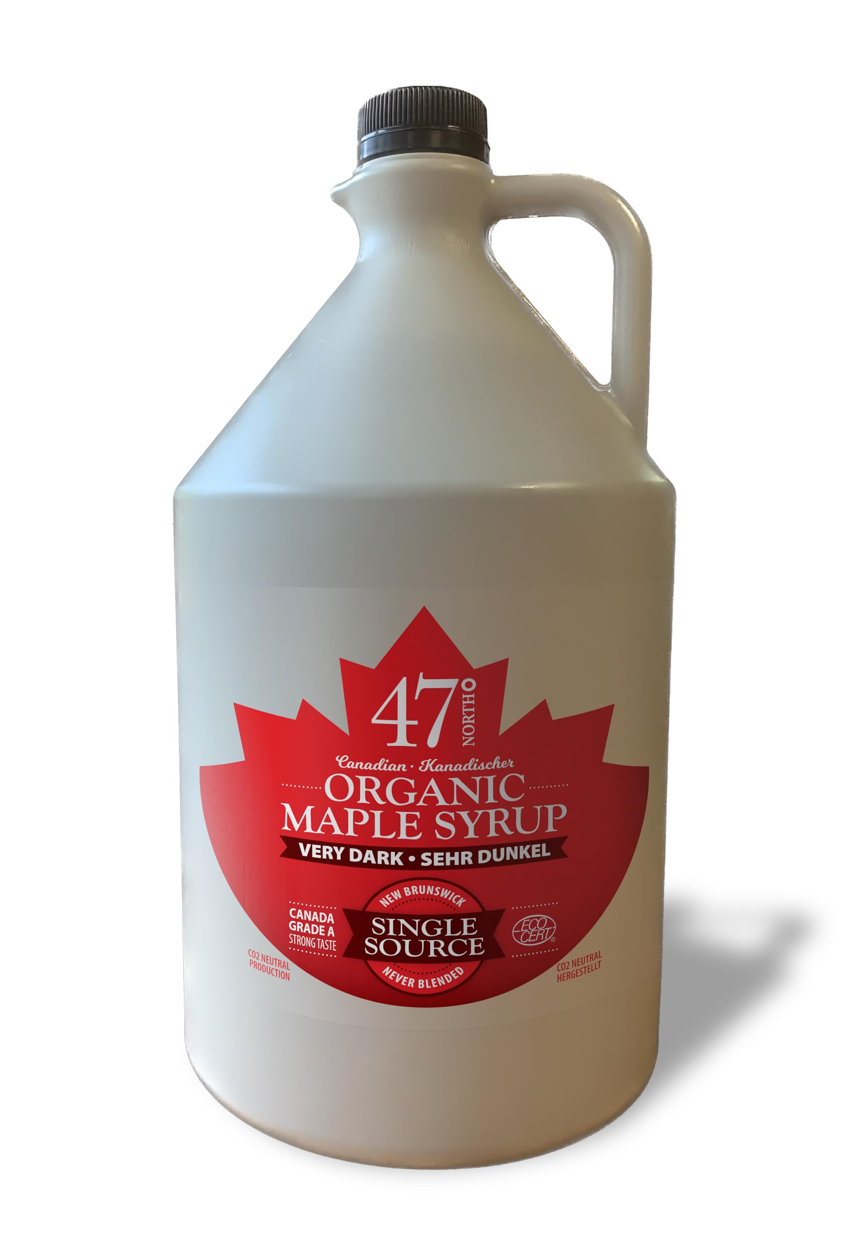 47° North Single Source Canadian Organic Maple Syrup Grade A 4l (4l, Very Dark Strong)