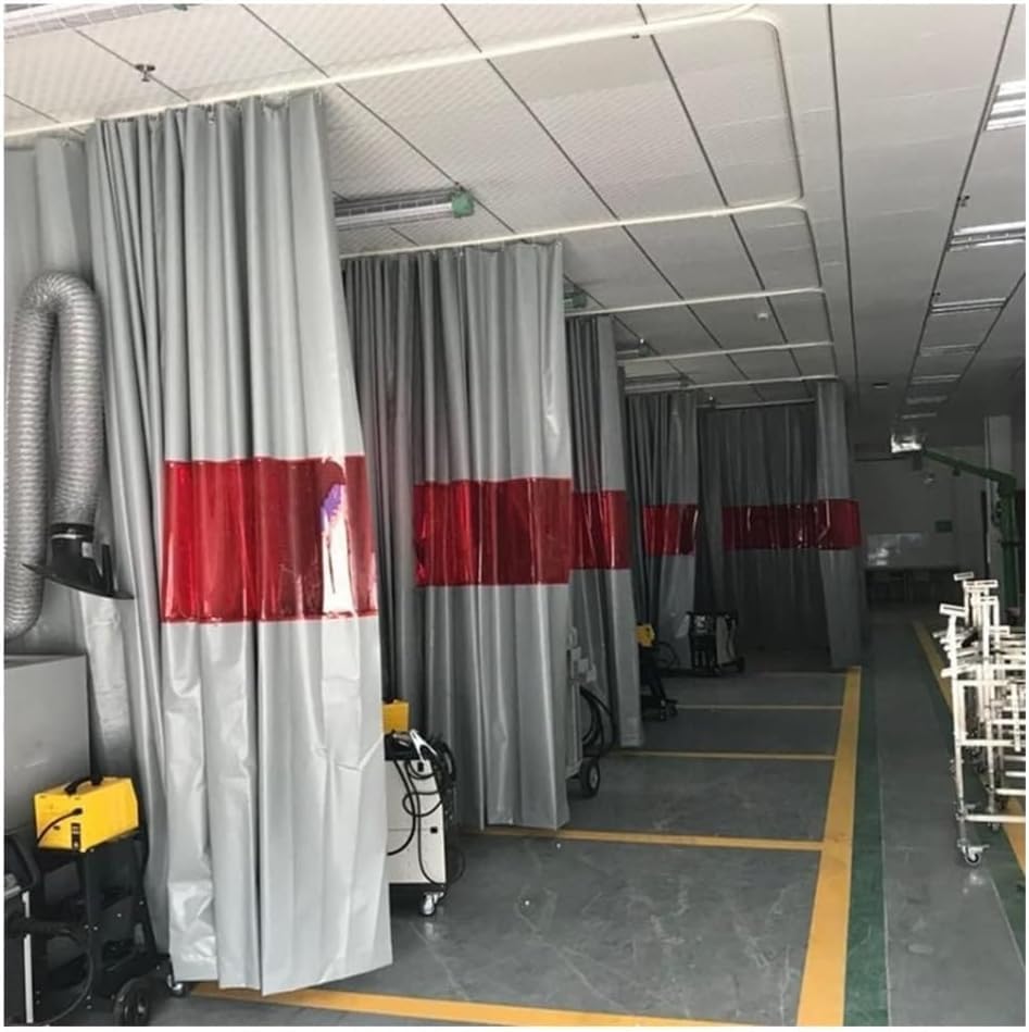 Generisch Schweißerschutzdecke (Rollenbreite), flammhemmend, wasserdicht, feuerfest, Abriebfest, mit Silikonbeschichtung, UV-beständig, mit Sichtfenster, funkenbeständige
