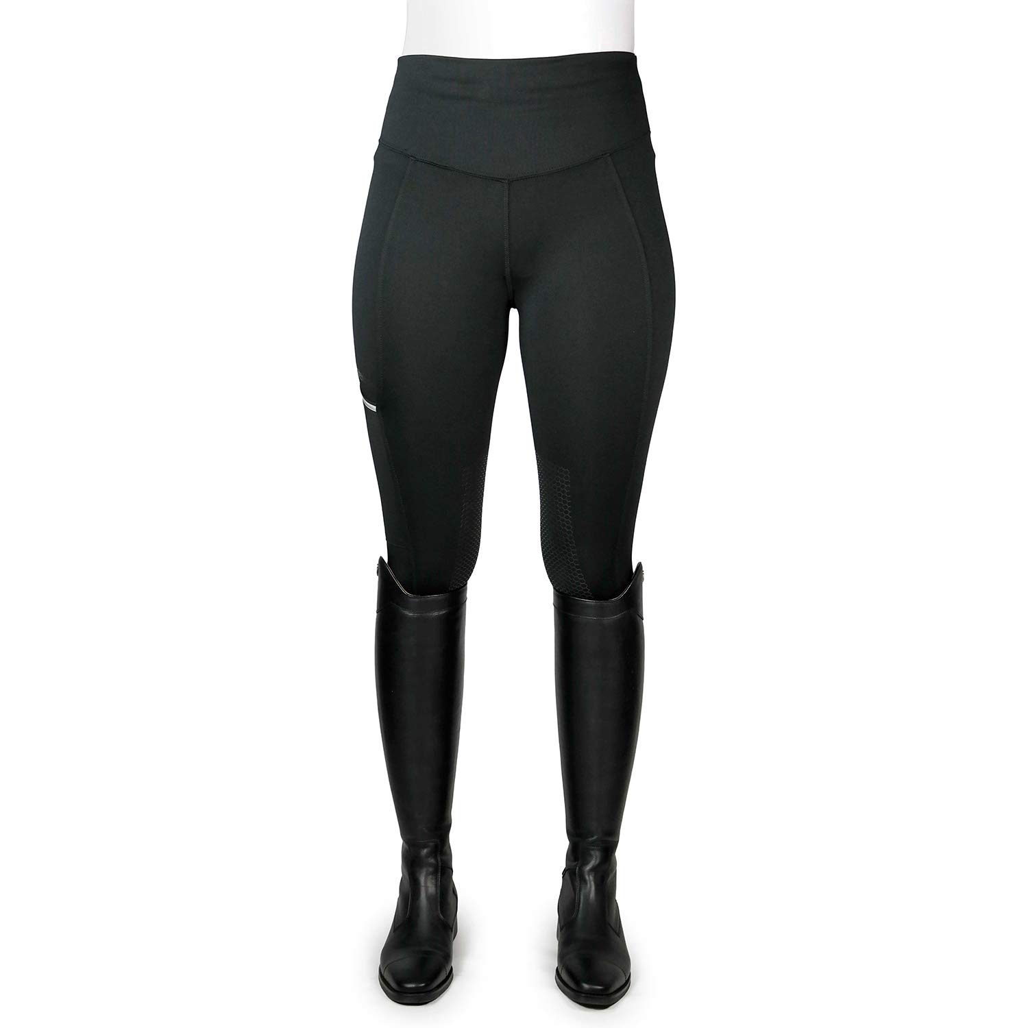 John Whitaker Pellon Womens Riding Tights Medium Black