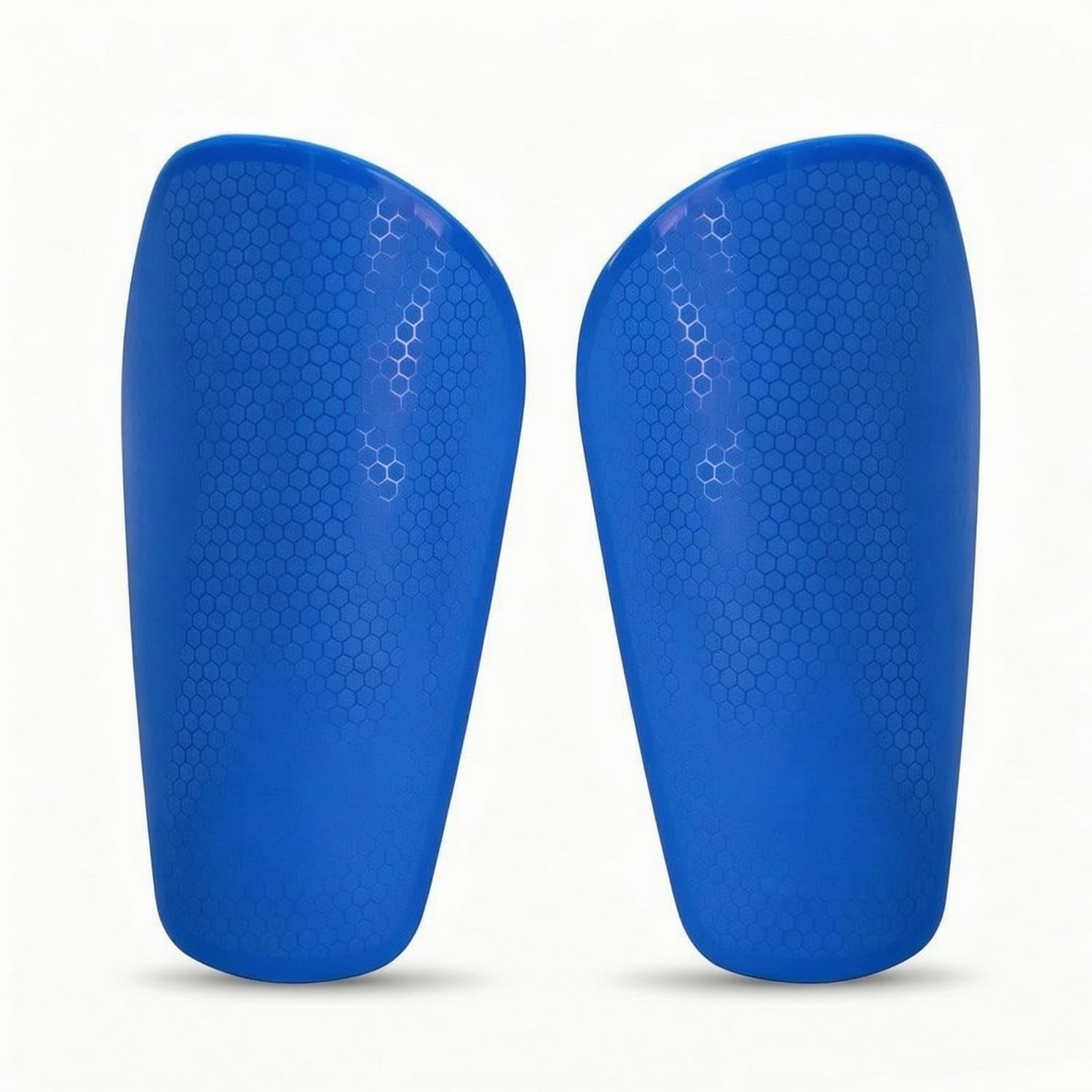 Hard Shell Shin Guards with EVA Inner Lining Defensive Contoured Shin Guards Lightweight Protective Gear Cushioned for Soccer Players, Athletes, Football Matches, Sports Practice, Blue, S-image-25